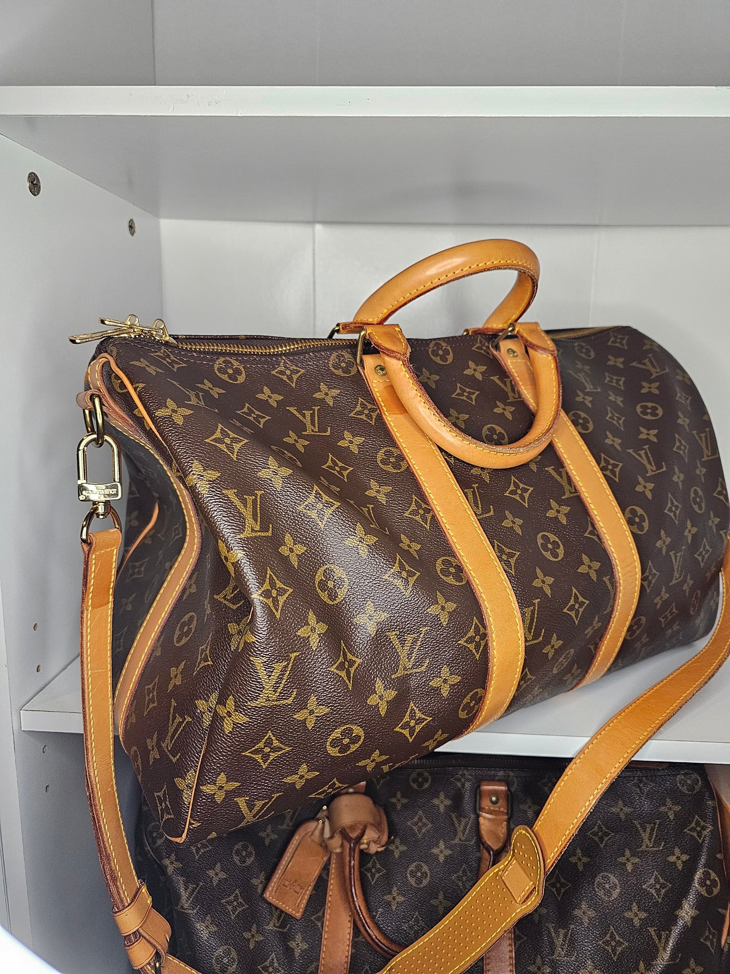 Louis Vuitton Monogram Vintage Keepall 45 Bandouliere FH0921