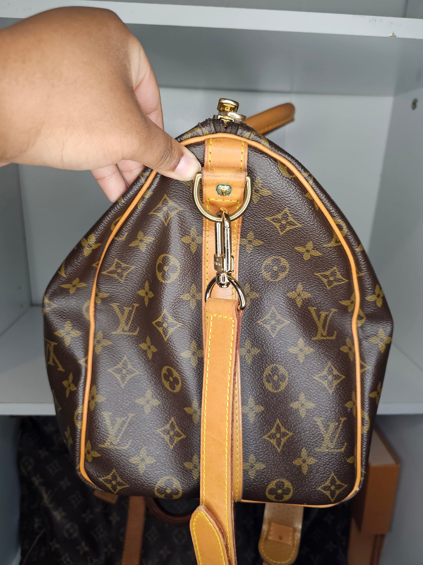 Louis Vuitton Monogram Vintage Keepall 45 Bandouliere FH0921