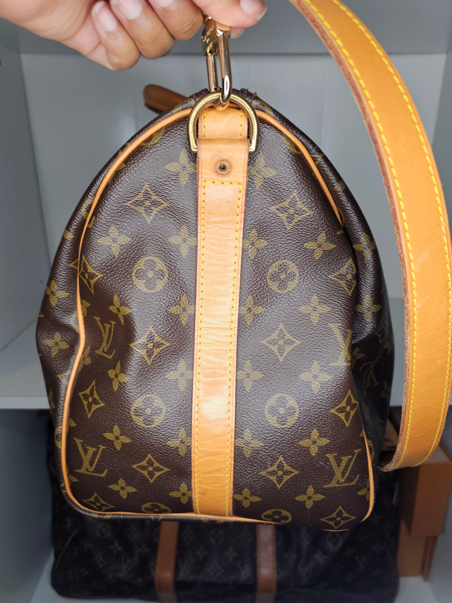 Louis Vuitton Monogram Vintage Keepall 45 Bandouliere FH0921