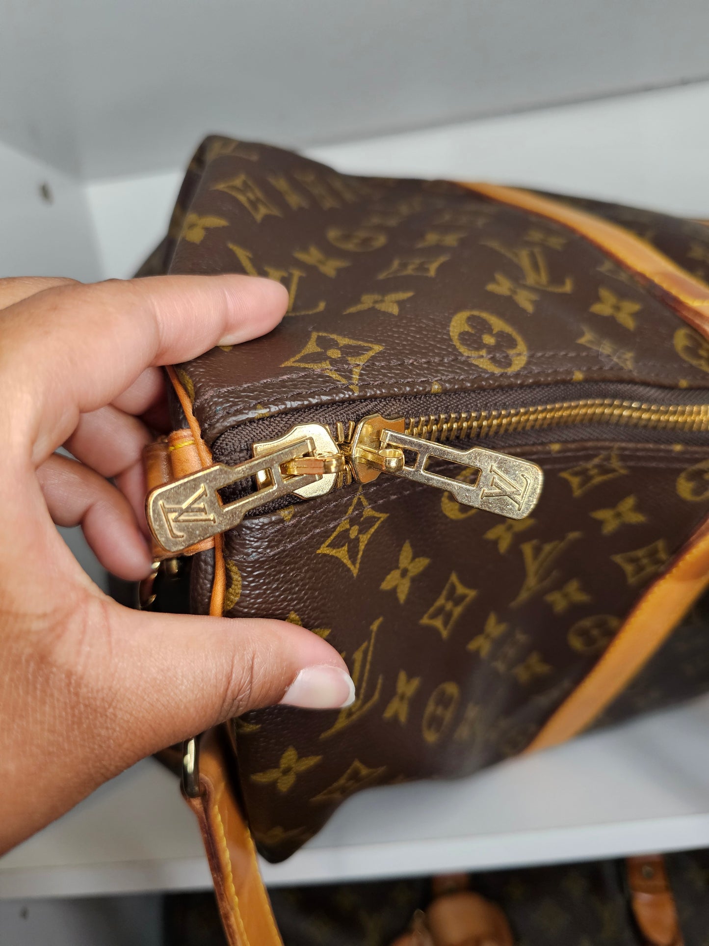 Louis Vuitton Monogram Vintage Keepall 45 Bandouliere FH0921