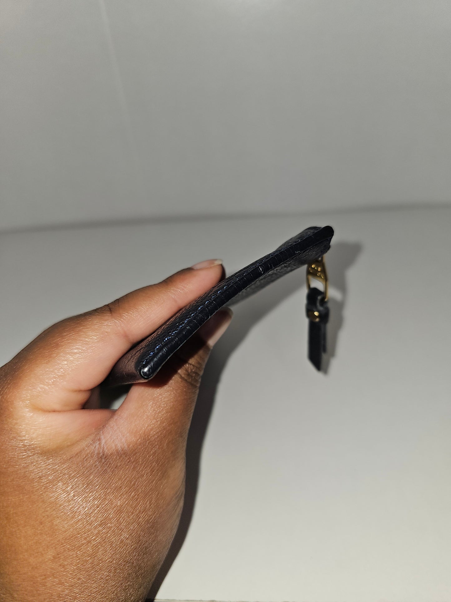 Louis Vuitton Dark Blue Empreinte Zip Coin Purse CA2192