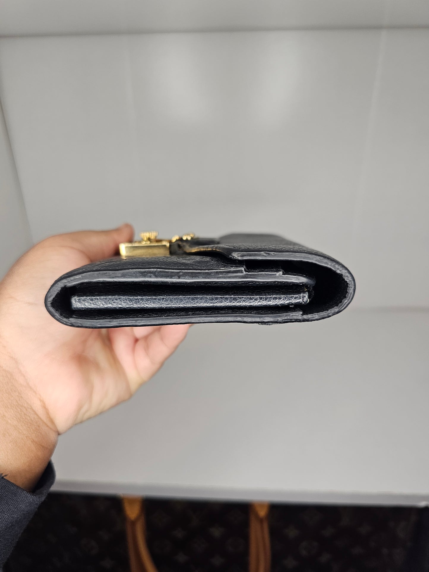 Louis Vuitton Black Monogram Metis Wallet CA0198
