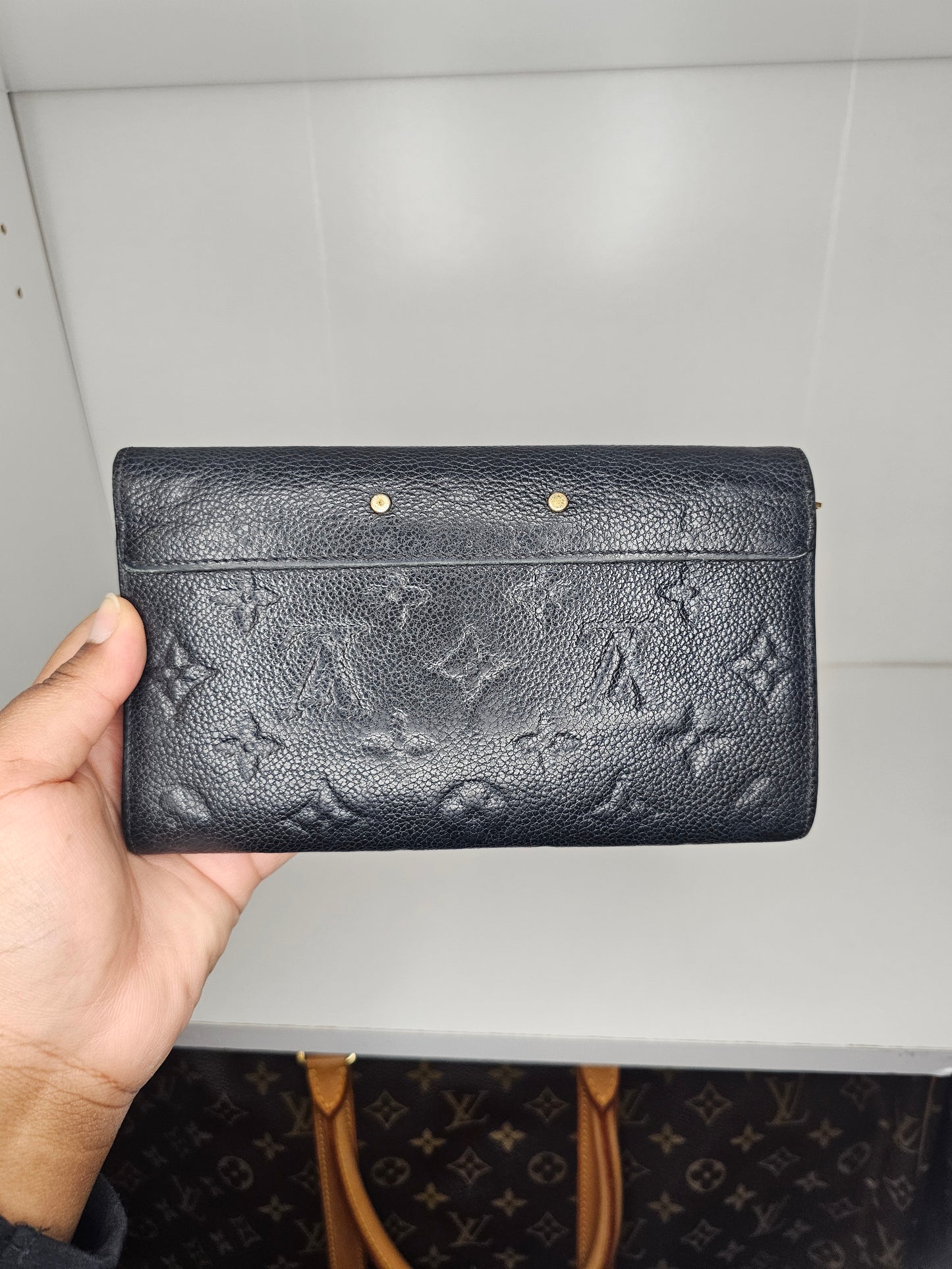 Louis Vuitton Black Monogram Metis Wallet CA0198