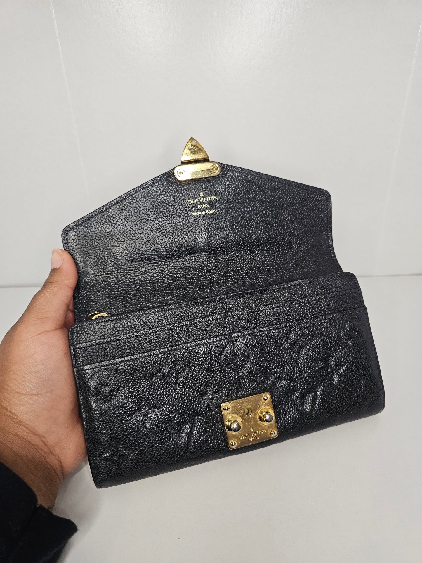 Louis Vuitton Black Monogram Metis Wallet CA0198