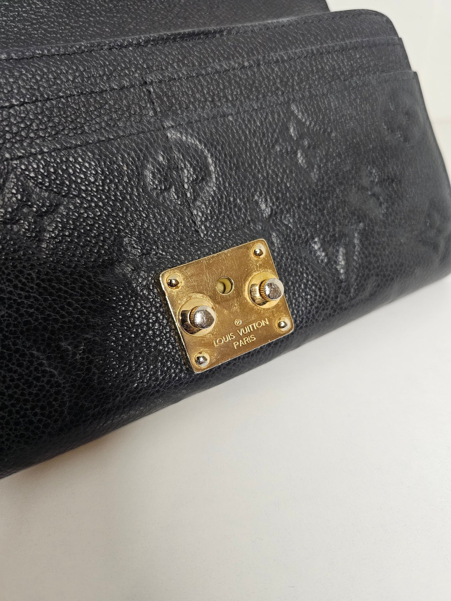 Louis Vuitton Black Monogram Metis Wallet CA0198