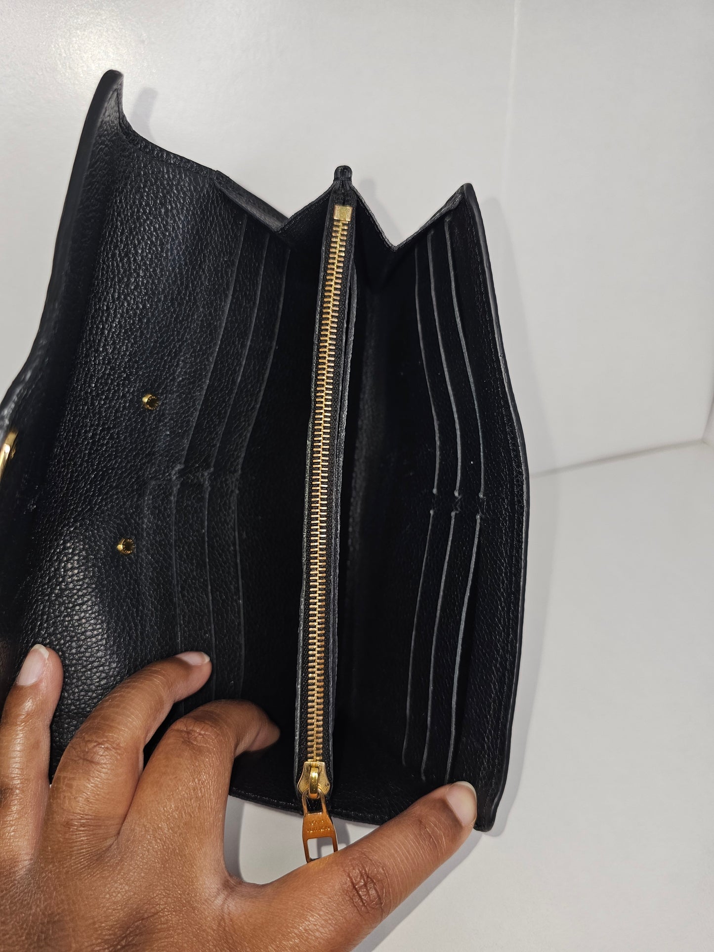 Louis Vuitton Black Monogram Metis Wallet CA0198