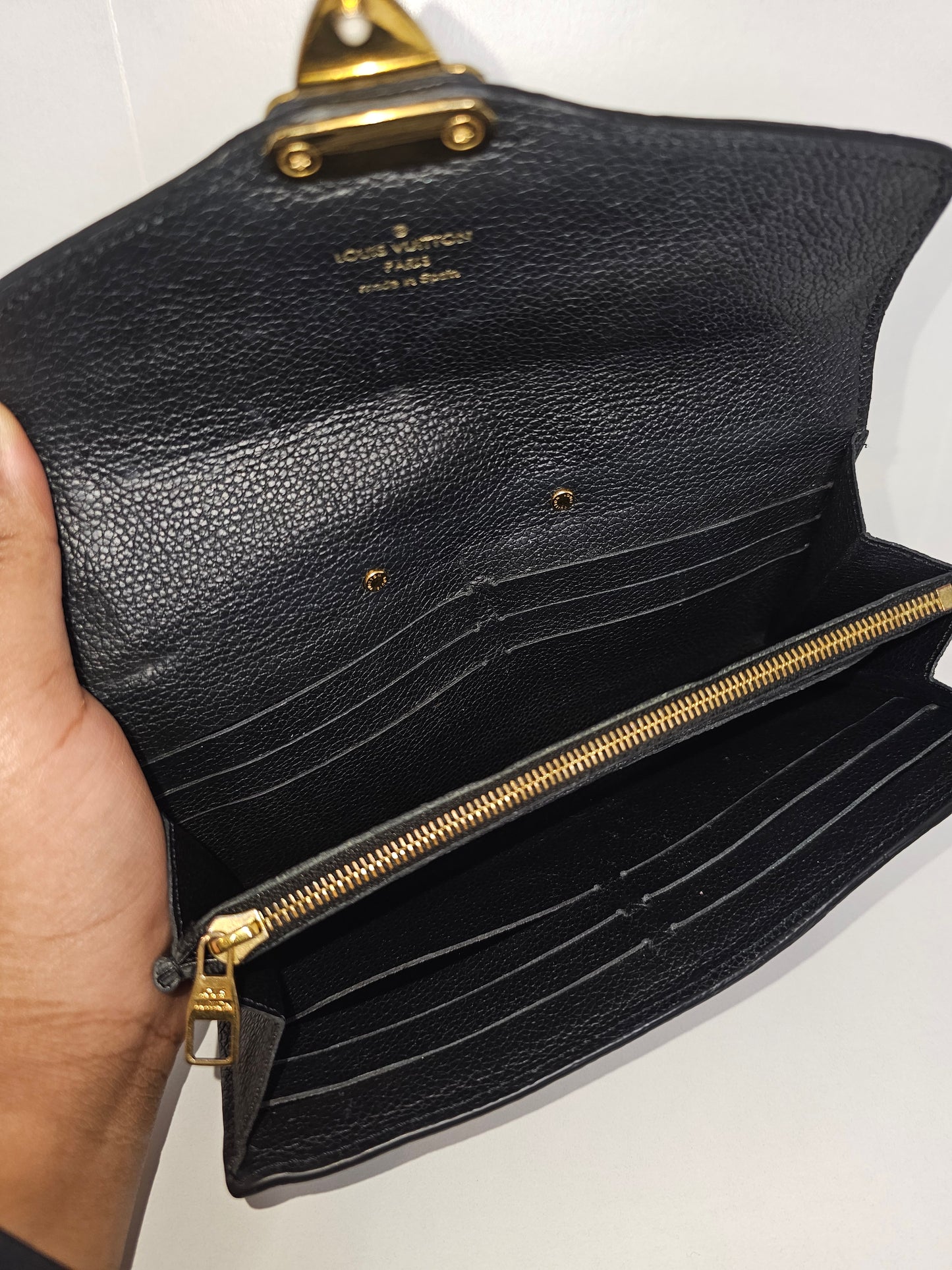 Louis Vuitton Black Monogram Metis Wallet CA0198