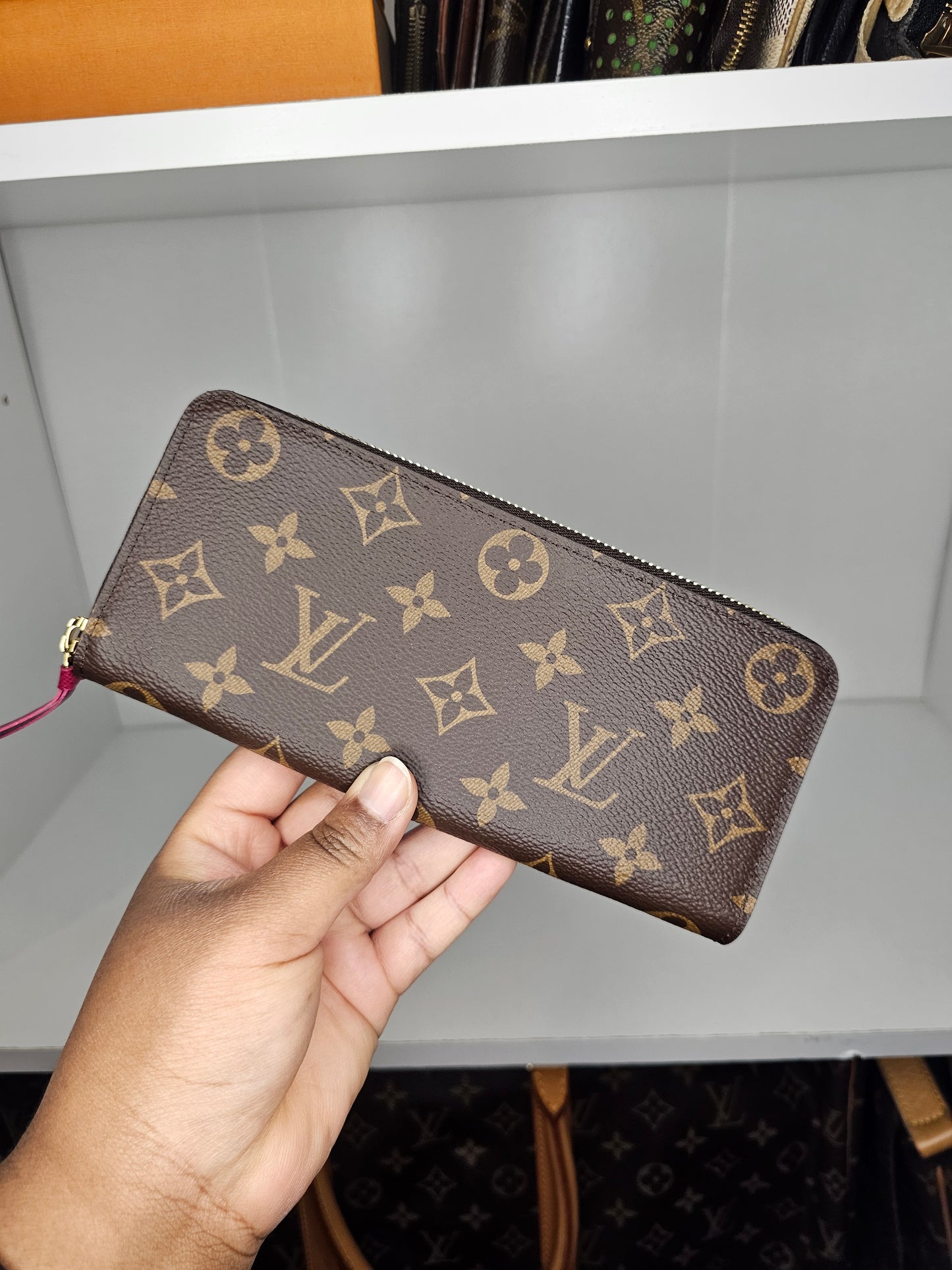 Louis Vuitton Monogram Fuschia Clemence 💾