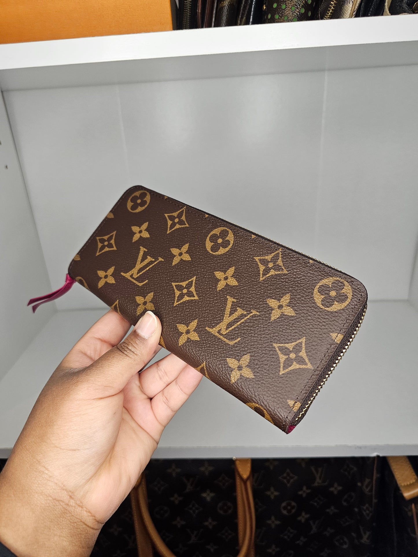 Louis Vuitton Monogram Fuschia Clemence 💾