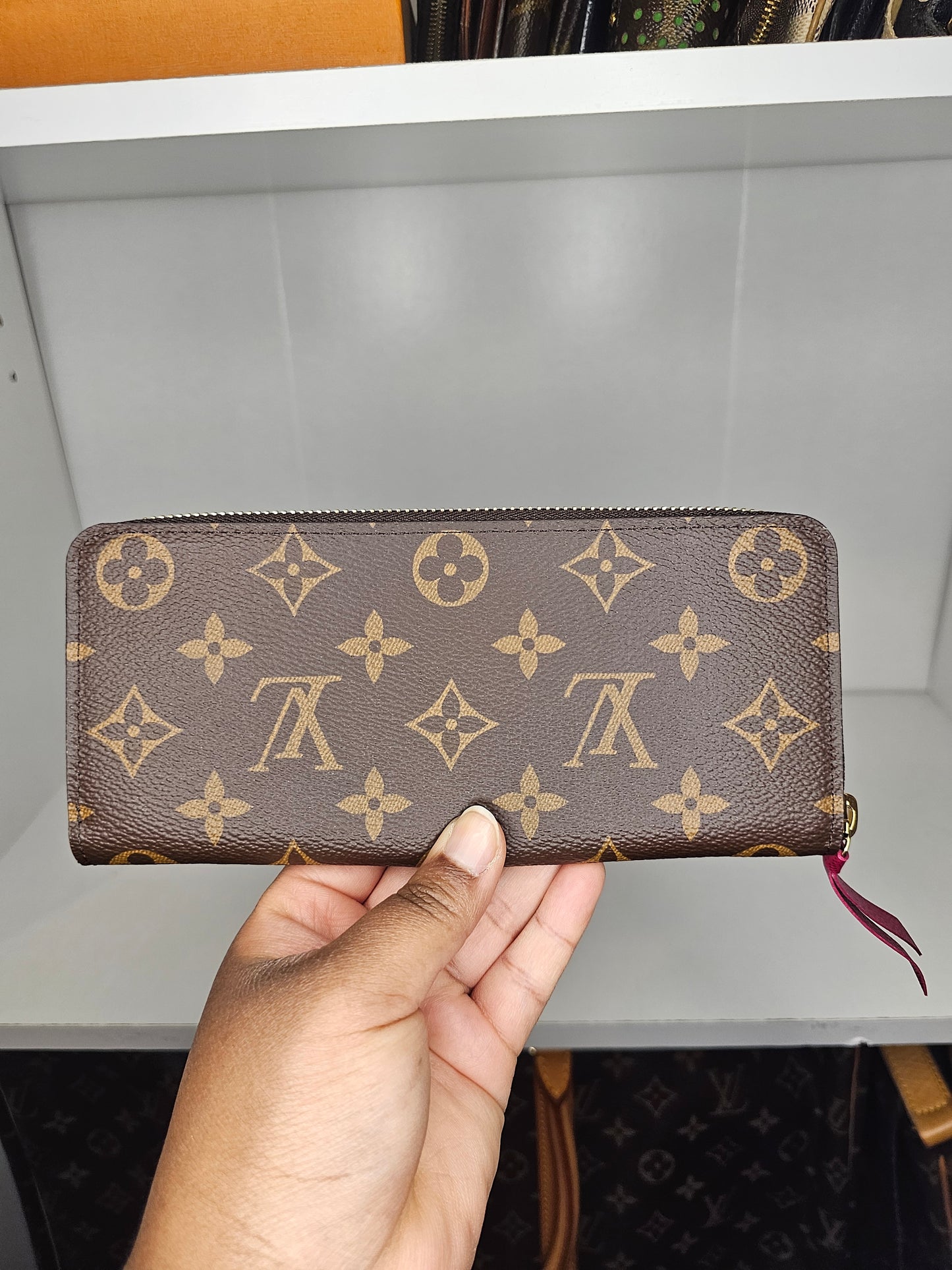 Louis Vuitton Monogram Fuschia Clemence 💾