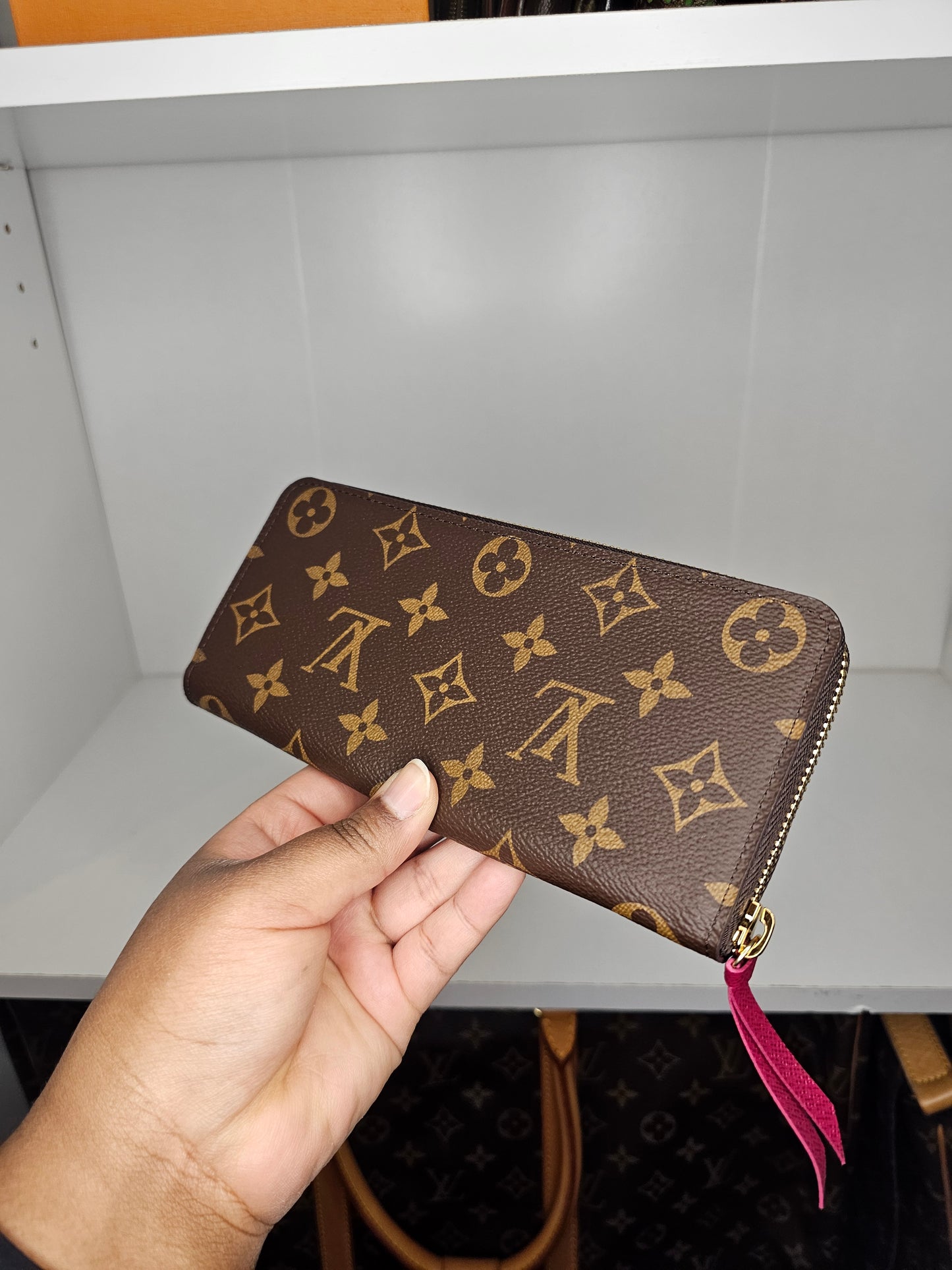 Louis Vuitton Monogram Fuschia Clemence 💾