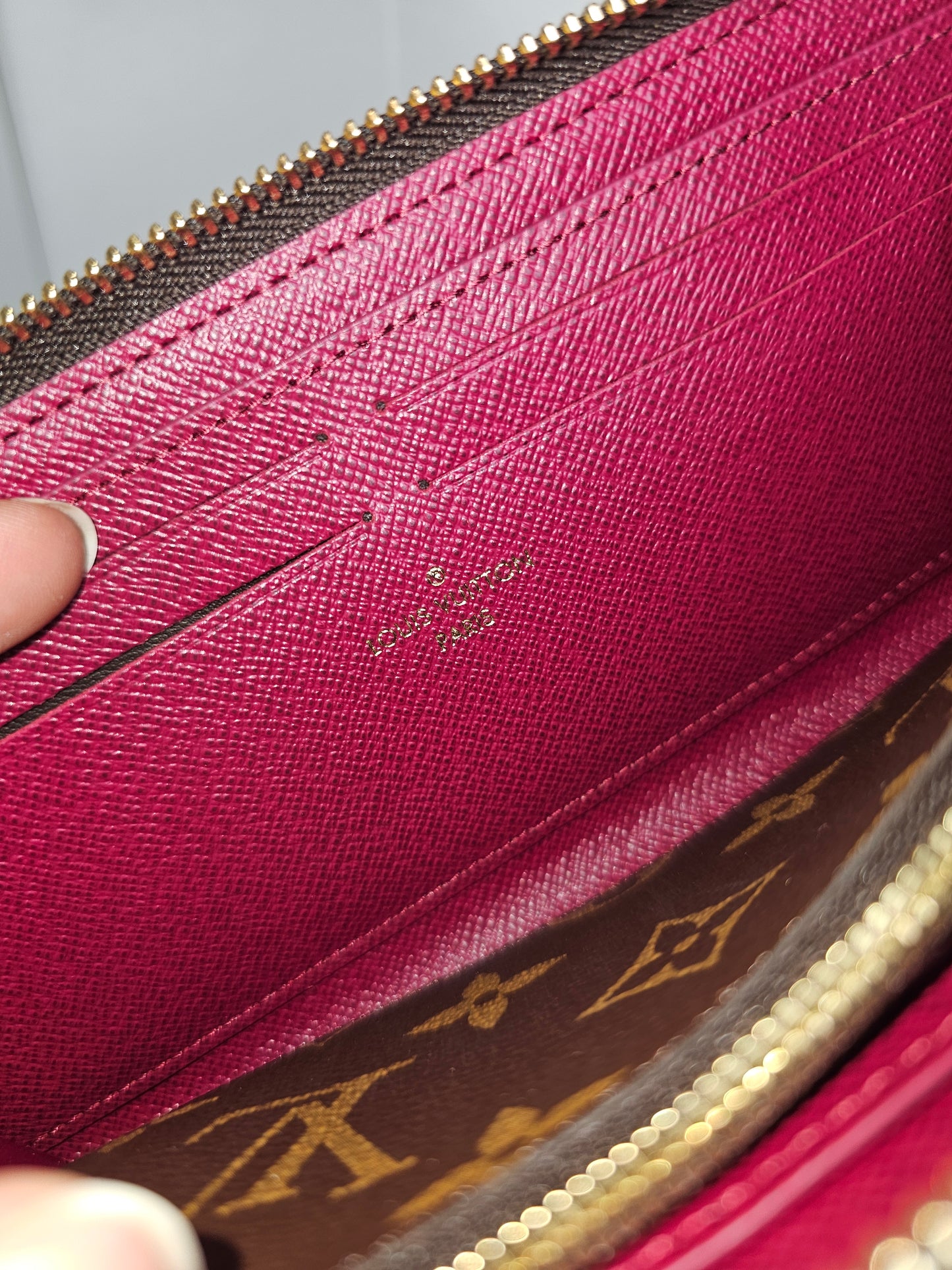 Louis Vuitton Monogram Fuschia Clemence 💾