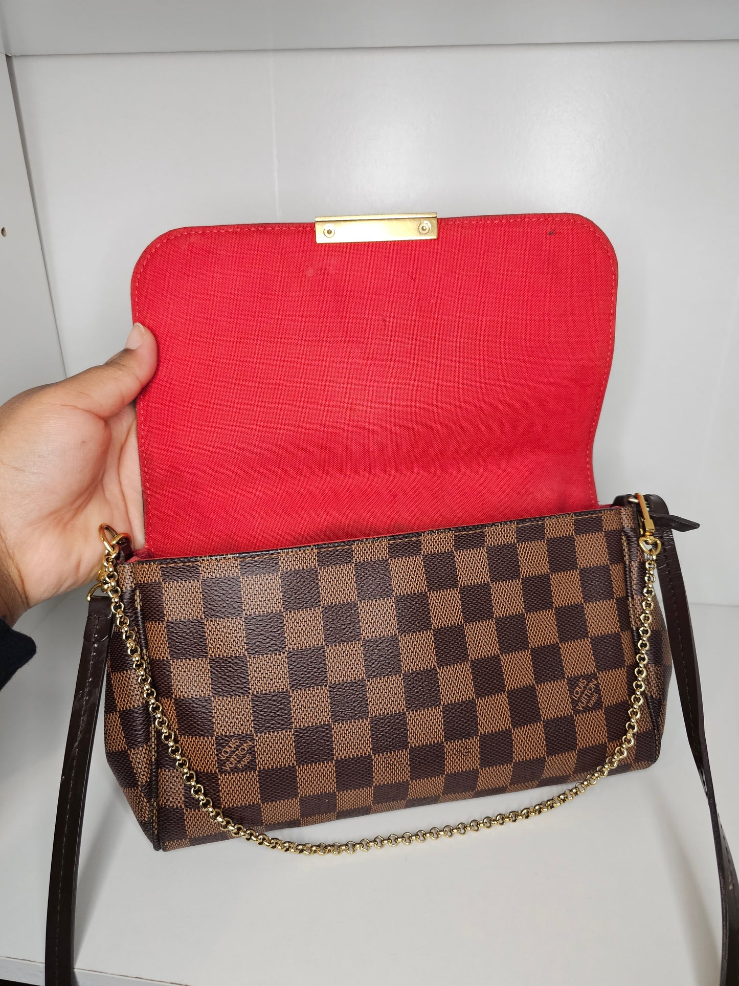 Louis Vuitton Damier Ebene Favorite MM SD5115
