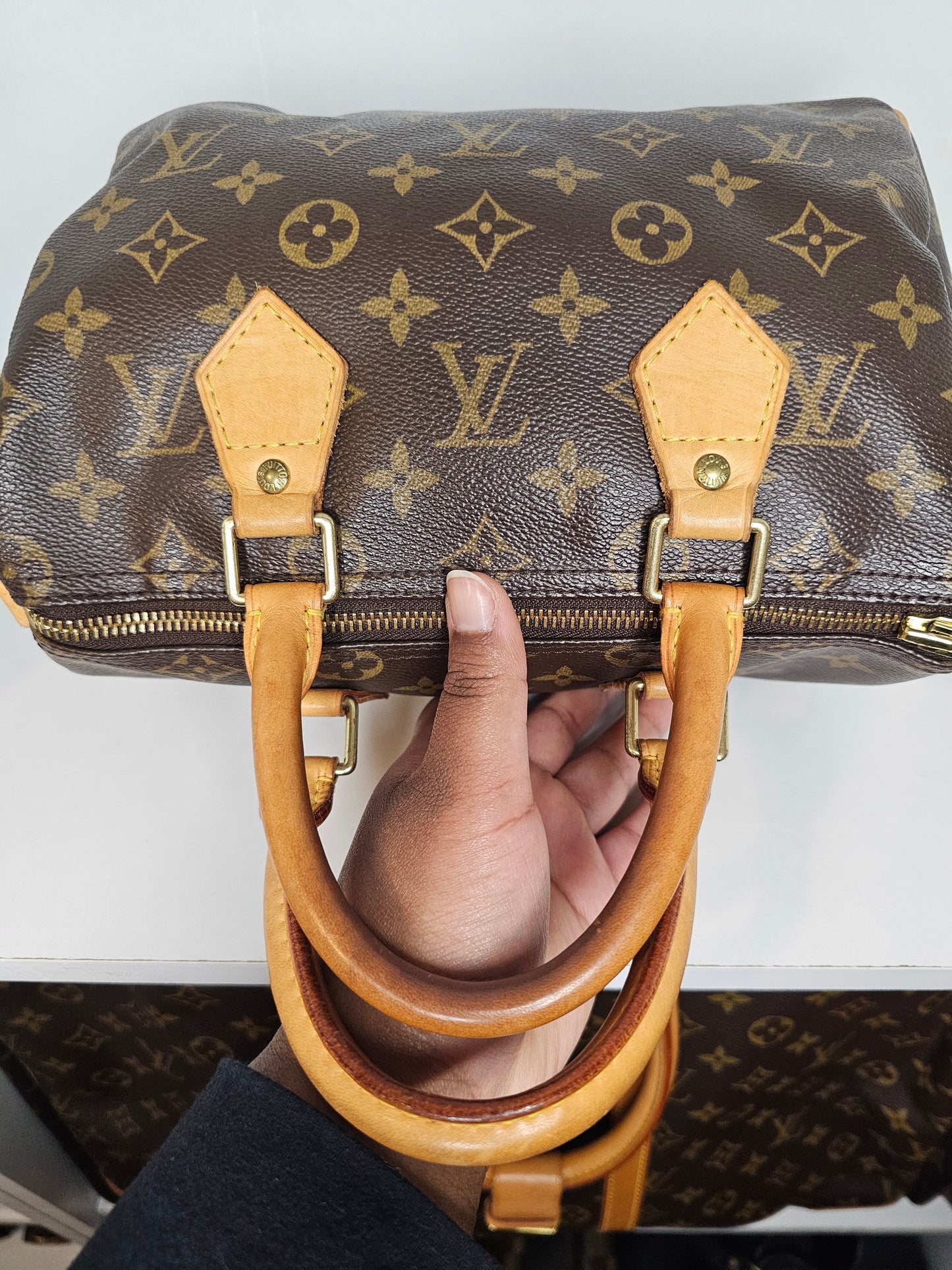 Louis Vuitton Monogram Vintage Speedy 25 SD0056