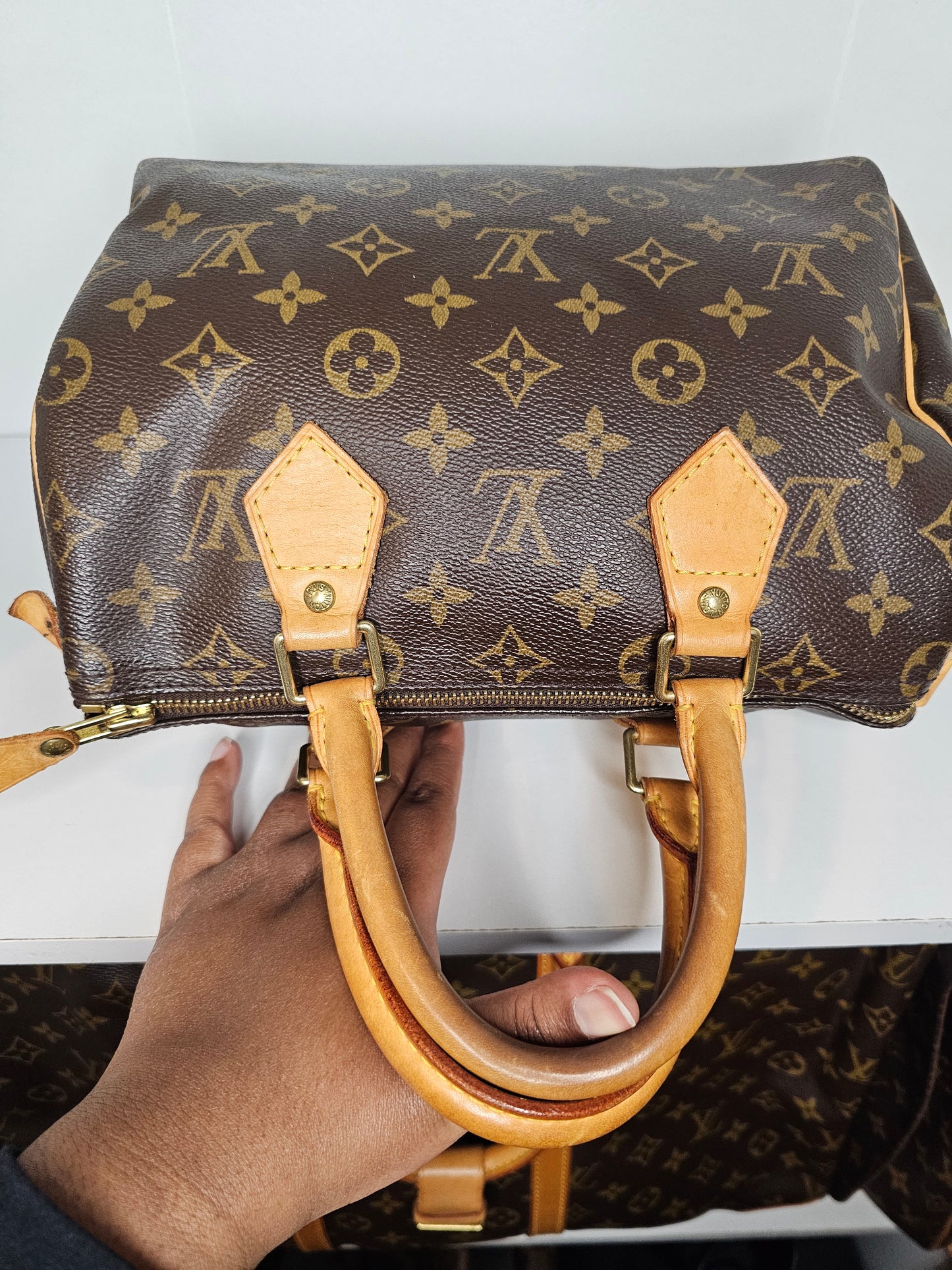 Louis Vuitton Monogram Vintage Speedy 25 SD0056