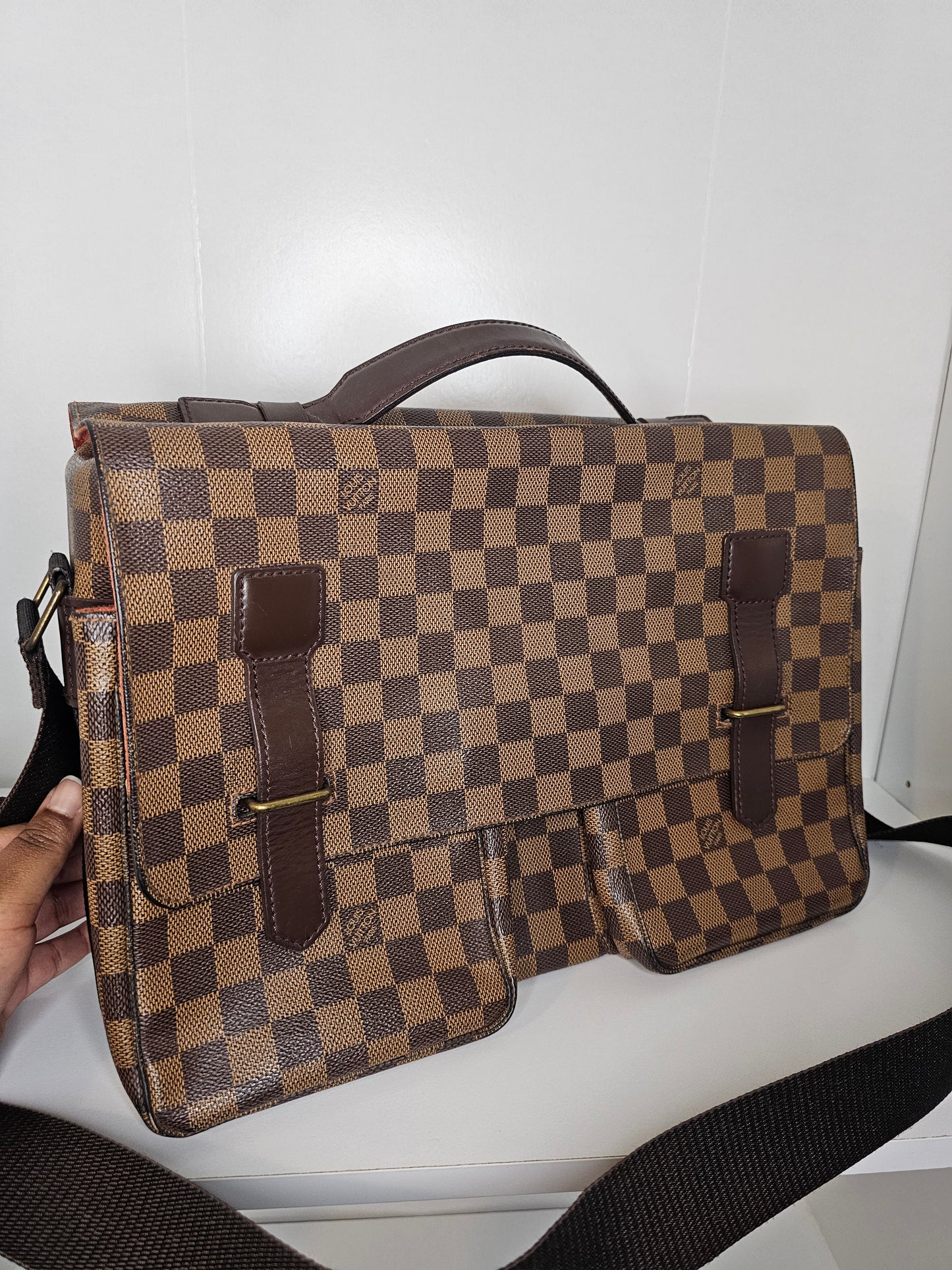 Louis Vuitton Damier Ebene Broadway Crossbody Bag TH0052