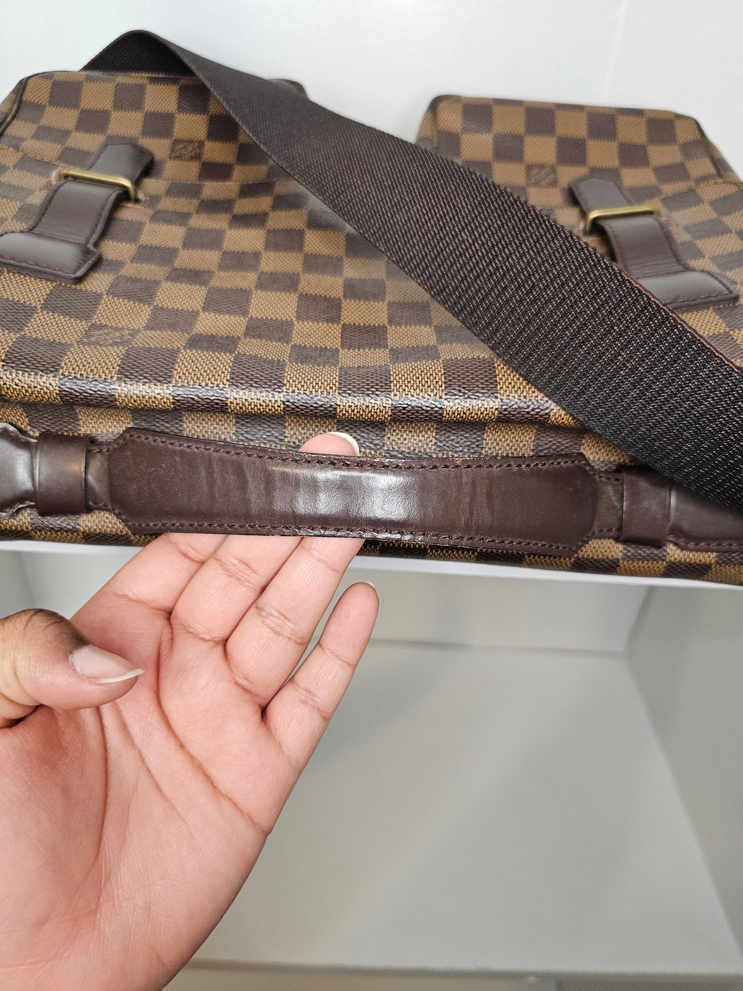Louis Vuitton Damier Ebene Broadway Crossbody Bag TH0052