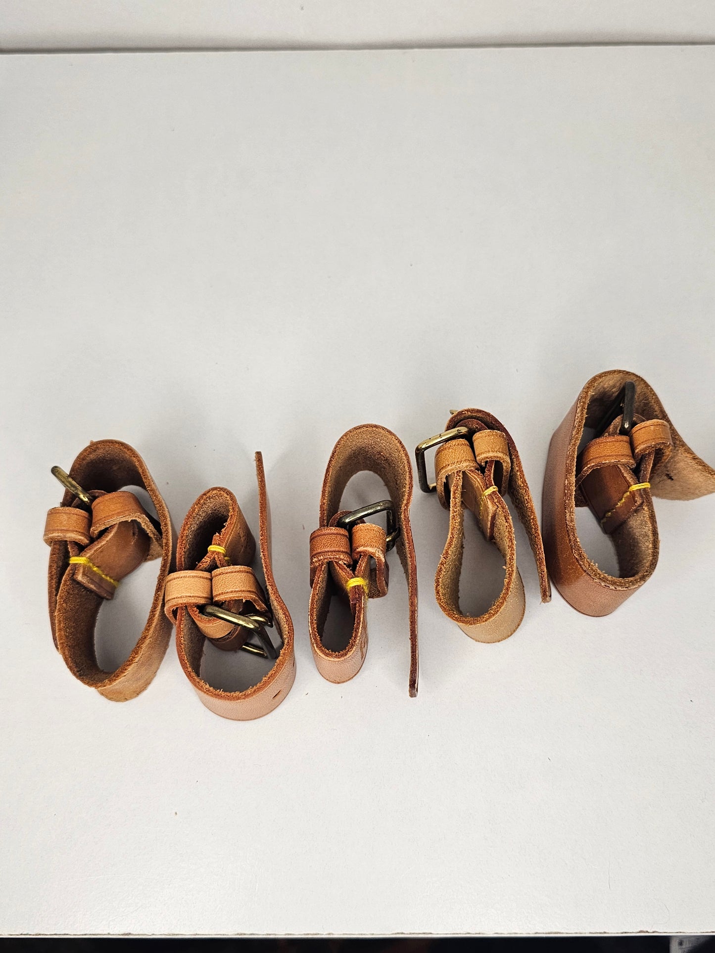 Louis Vuitton Vachetta Poignet Strap / Tag Holder Set (1)