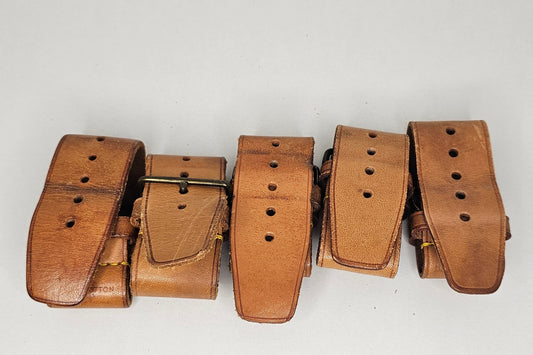 Louis Vuitton Vachetta Poignet Strap / Tag Holder Set (2)