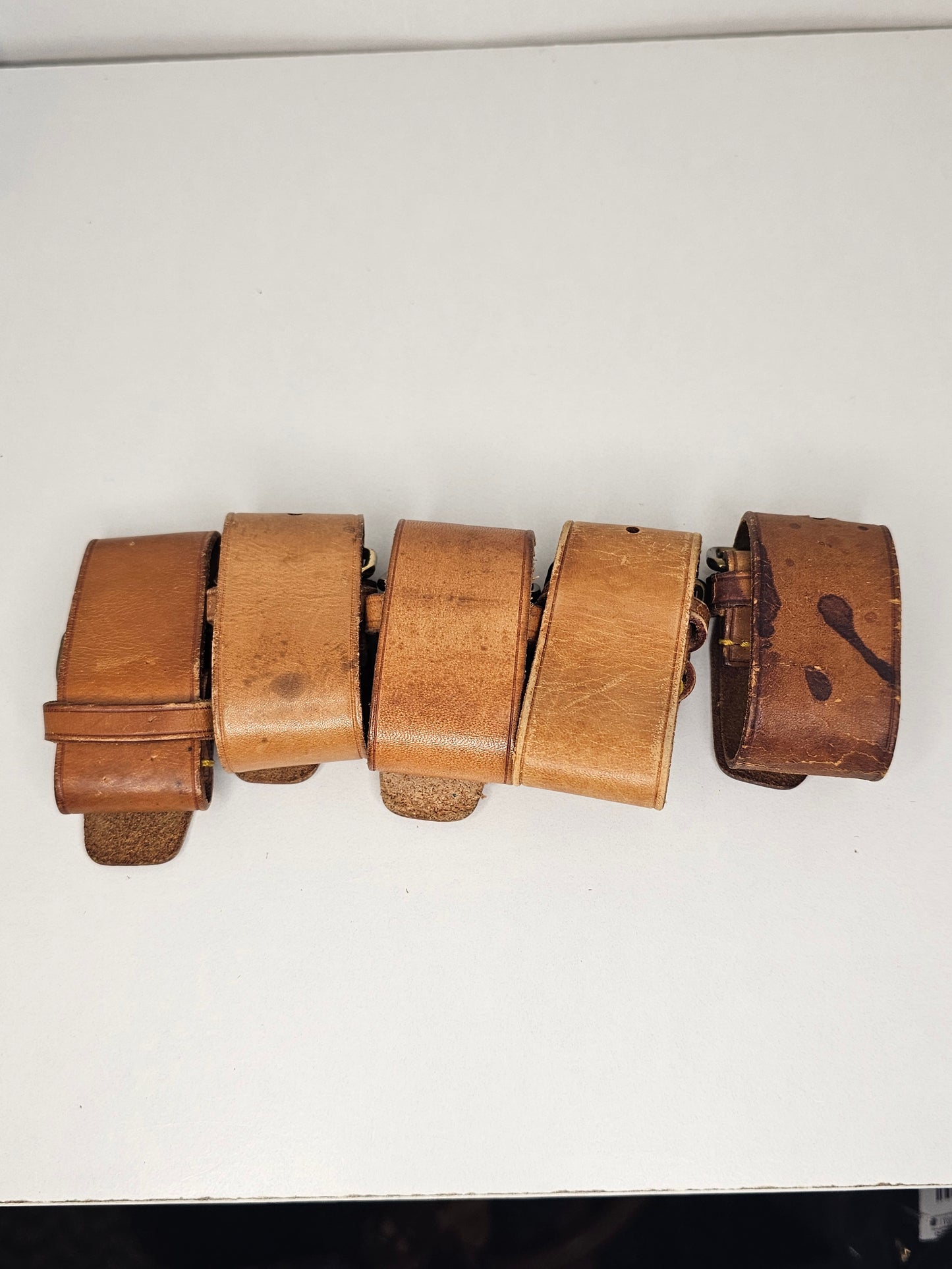 Louis Vuitton Vachetta Poignet Strap / Tag Holder Set (3)