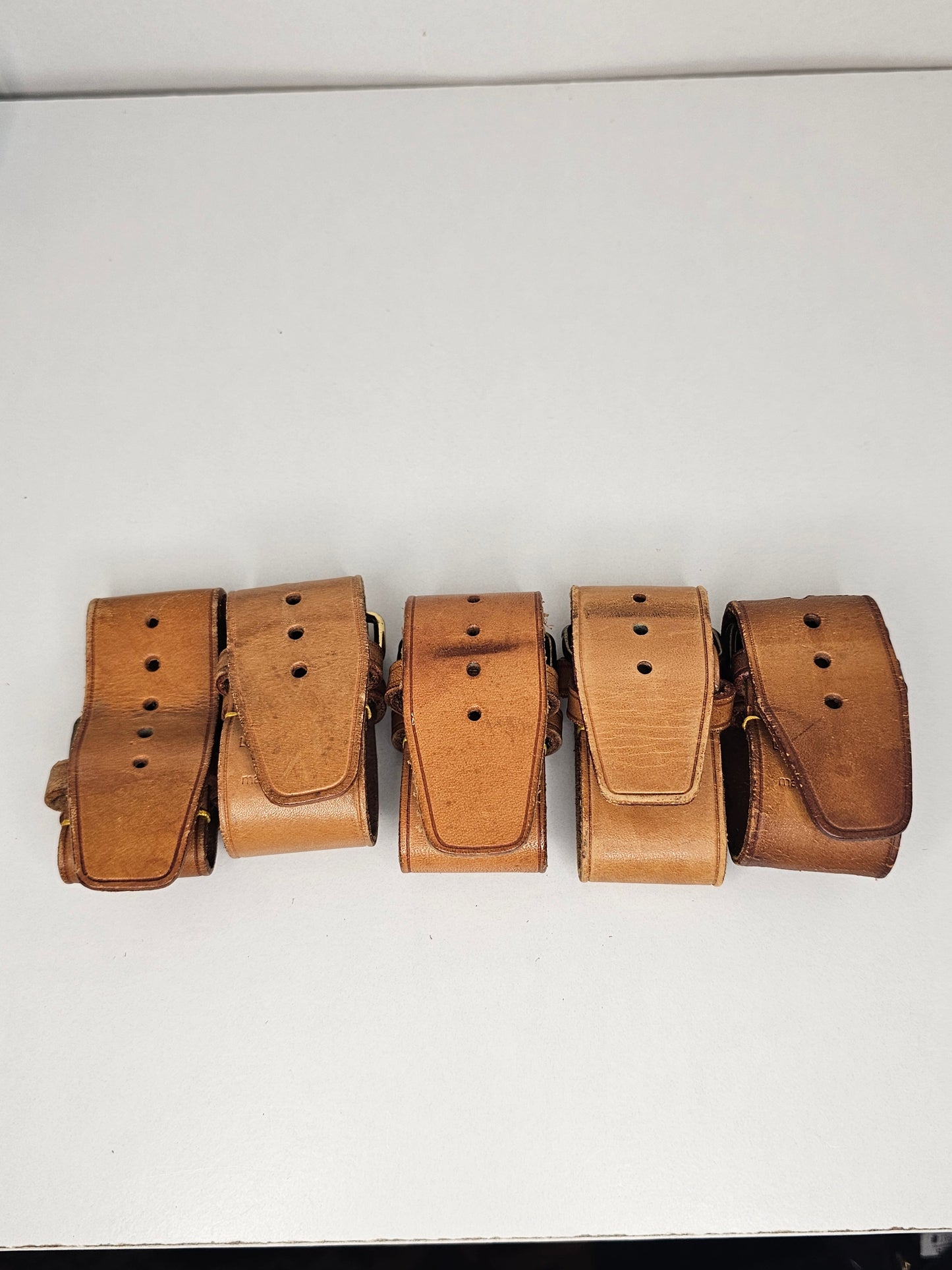 Louis Vuitton Vachetta Poignet Strap / Tag Holder Set (3)