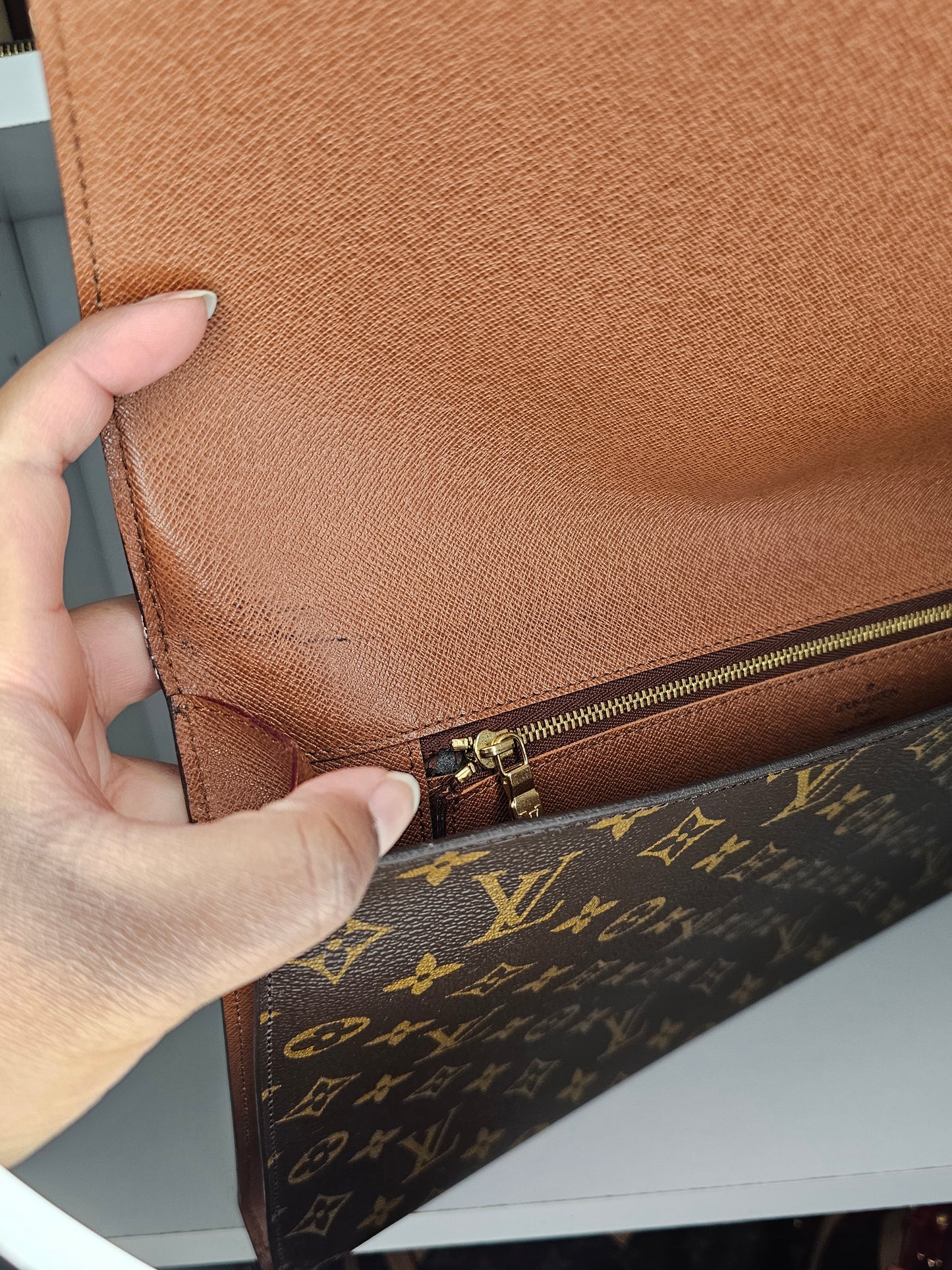 Louis Vuitton Monogram Vintage Porte Envelope Clutch SL0995