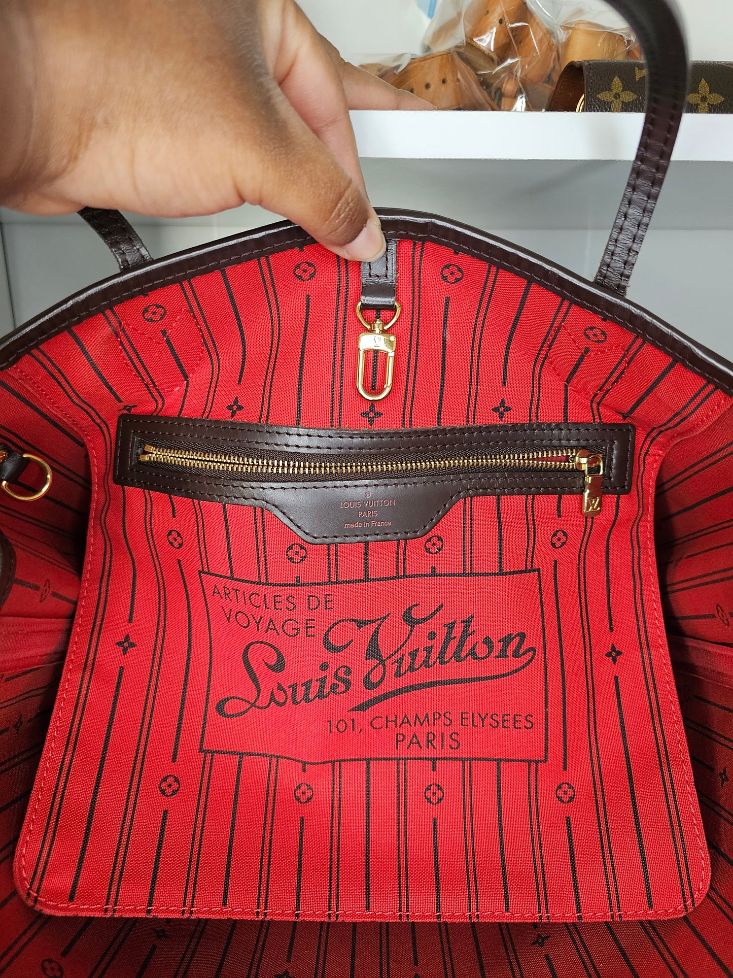 Louis Vuitton Neverfull MM Damier Ebene SP0079