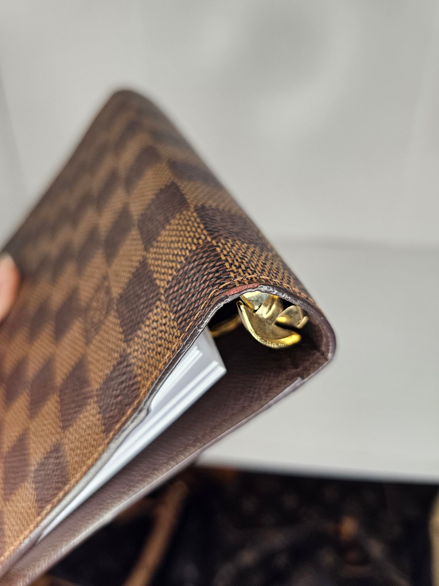 Louis Vuitton Damier Ebene Agenda MM SP2151