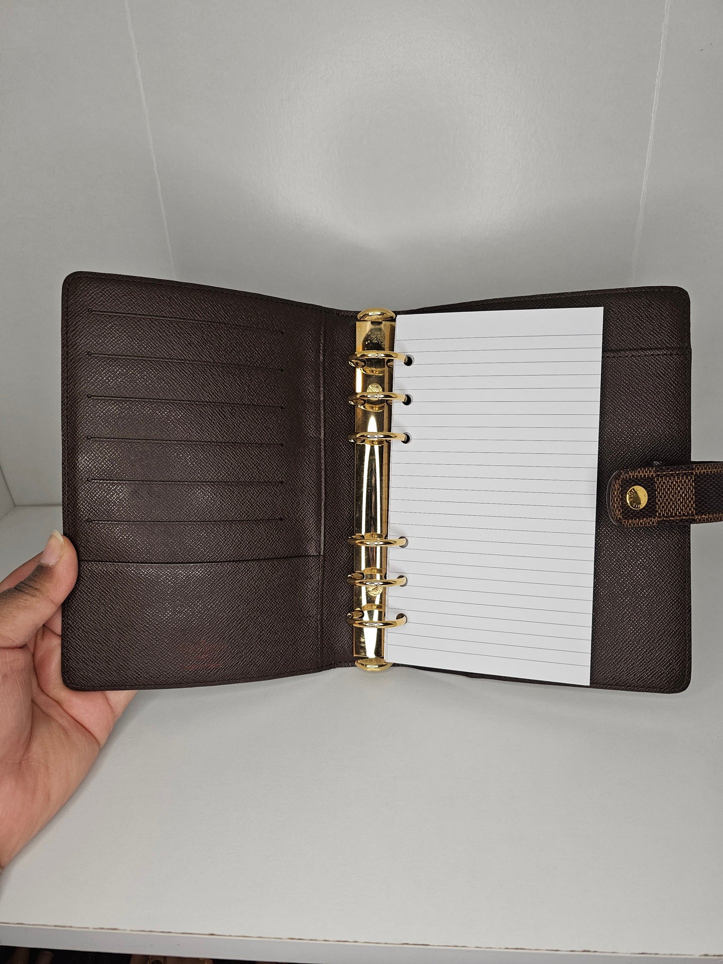 Louis Vuitton Damier Ebene Agenda MM SP2151