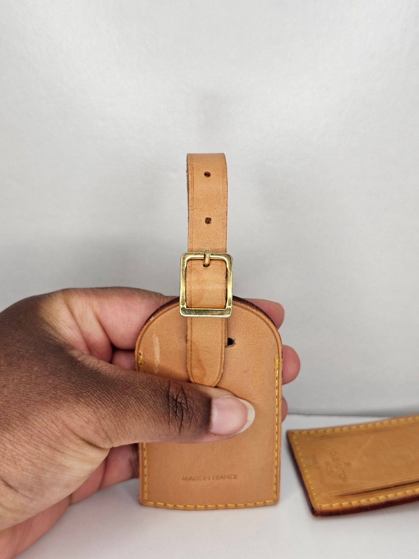 Louis Vuitton Large Luggage Tag Bundle (2)