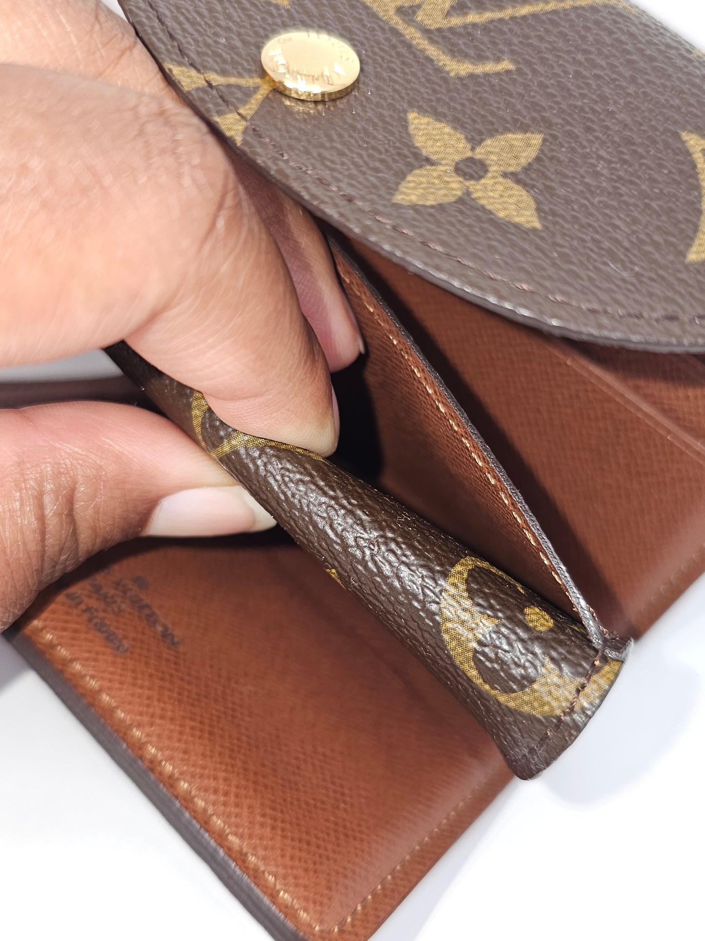 Louis Vuitton Monogram Helene Compact Wallet MI2163