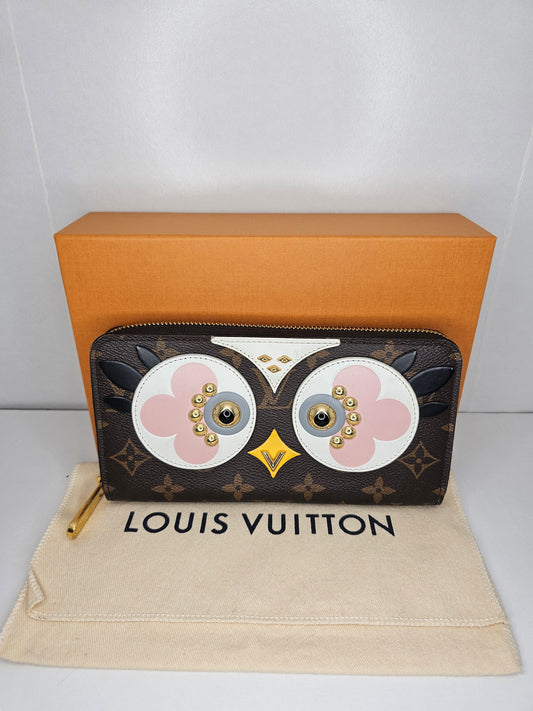 Louis Vuitton Lovely Birds Owl Zippy Wallet CA4166