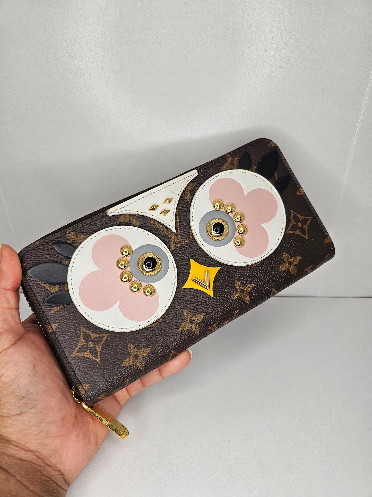 Louis Vuitton Lovely Birds Owl Zippy Wallet CA4166