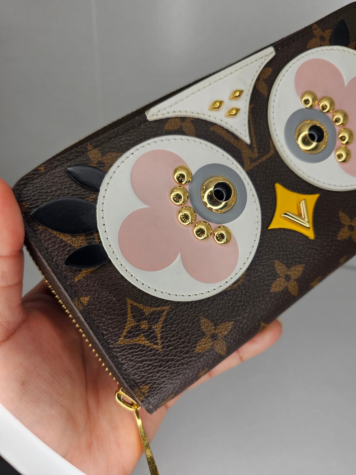 Louis Vuitton Lovely Birds Owl Zippy Wallet CA4166