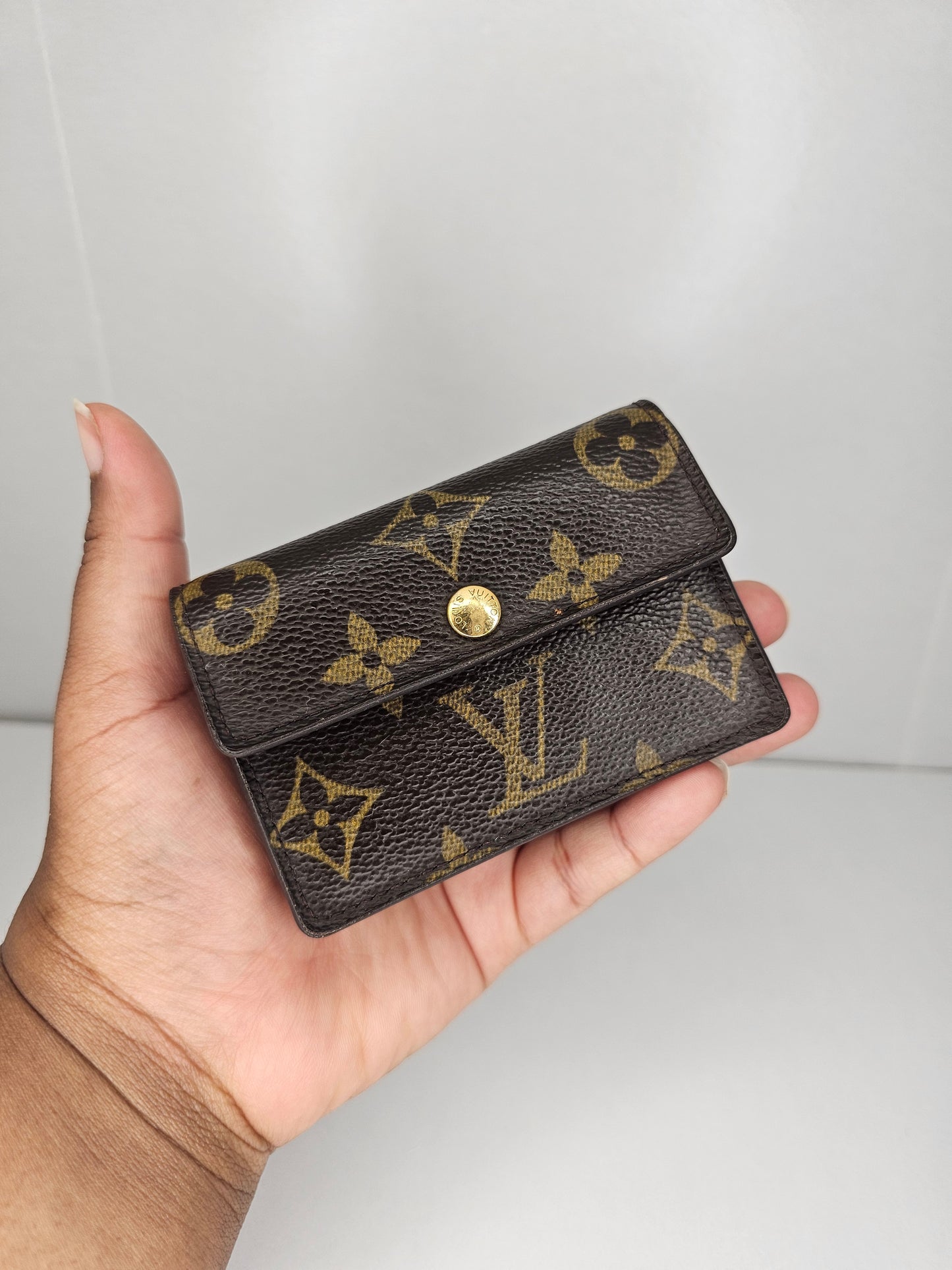 Louis Vuitton Accordion Compact Wallet / Card Holder MB1004