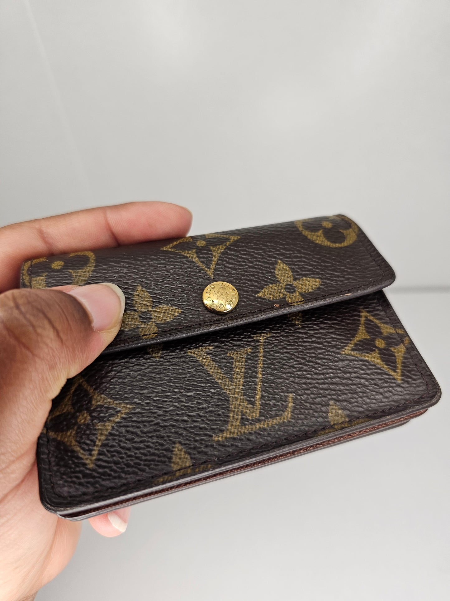 Louis Vuitton Accordion Compact Wallet / Card Holder MB1004