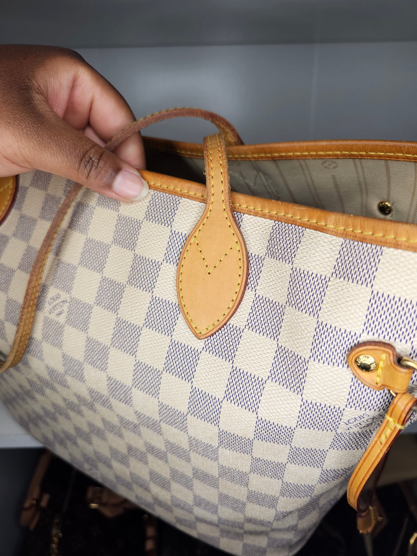 Louis Vuitton Damier Azur Neverfull MM SA4121