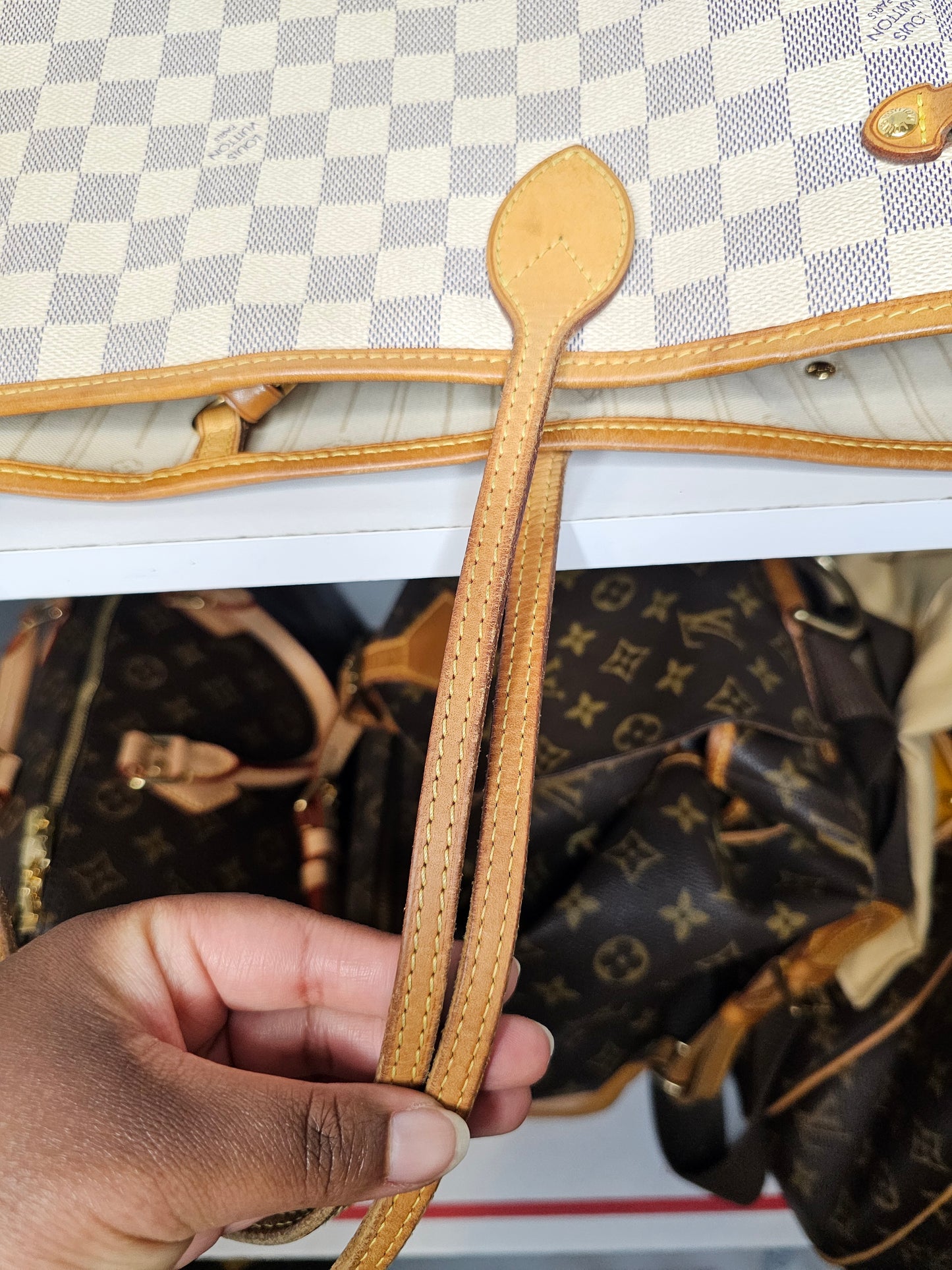Louis Vuitton Damier Azur Neverfull MM SA4121