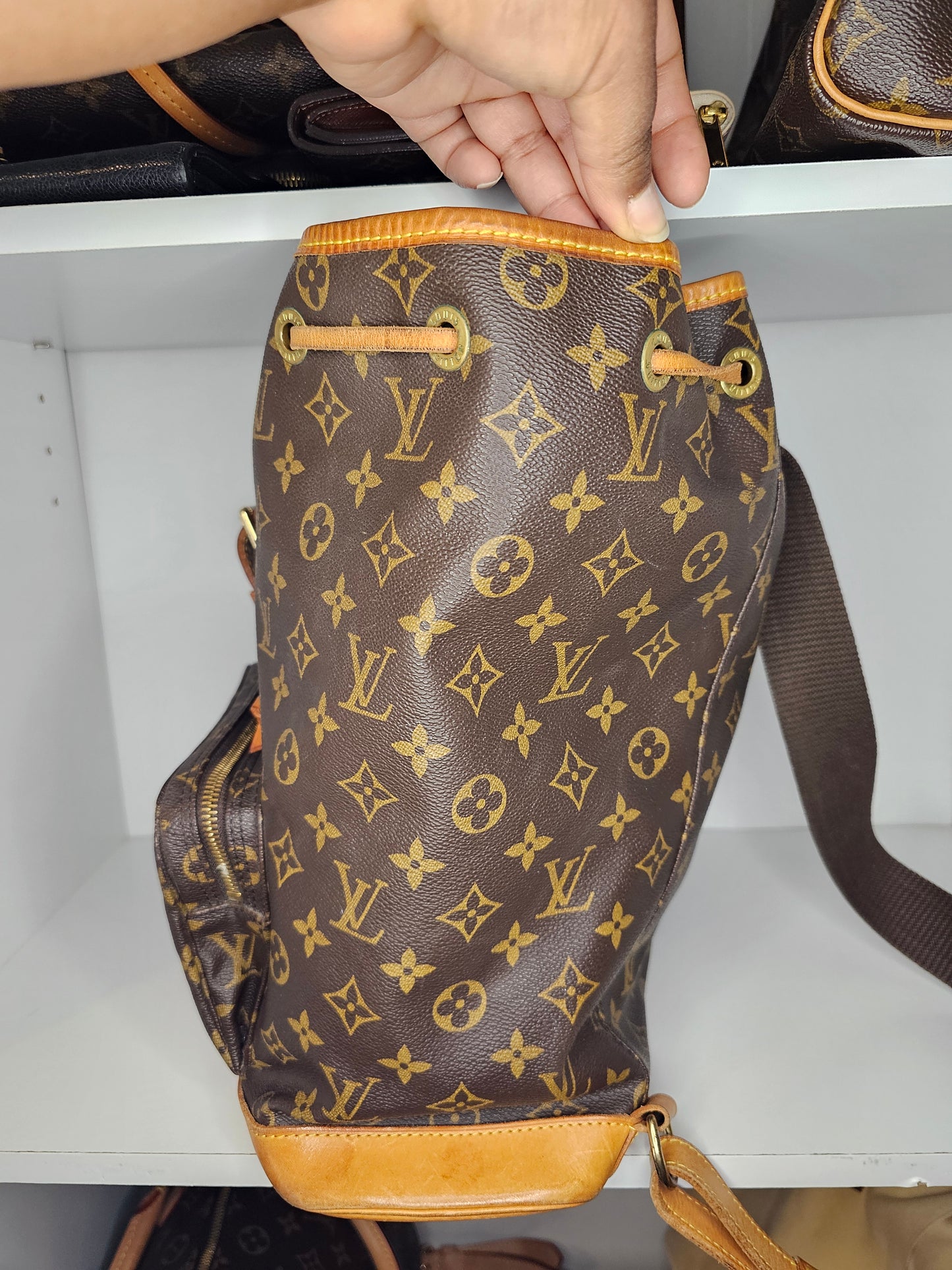 Louis Vuitton Vintage Montsouris GM Backpack SD0956