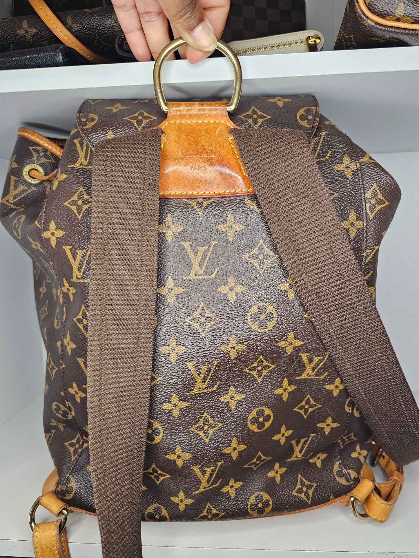 Louis Vuitton Vintage Montsouris GM Backpack SD0956