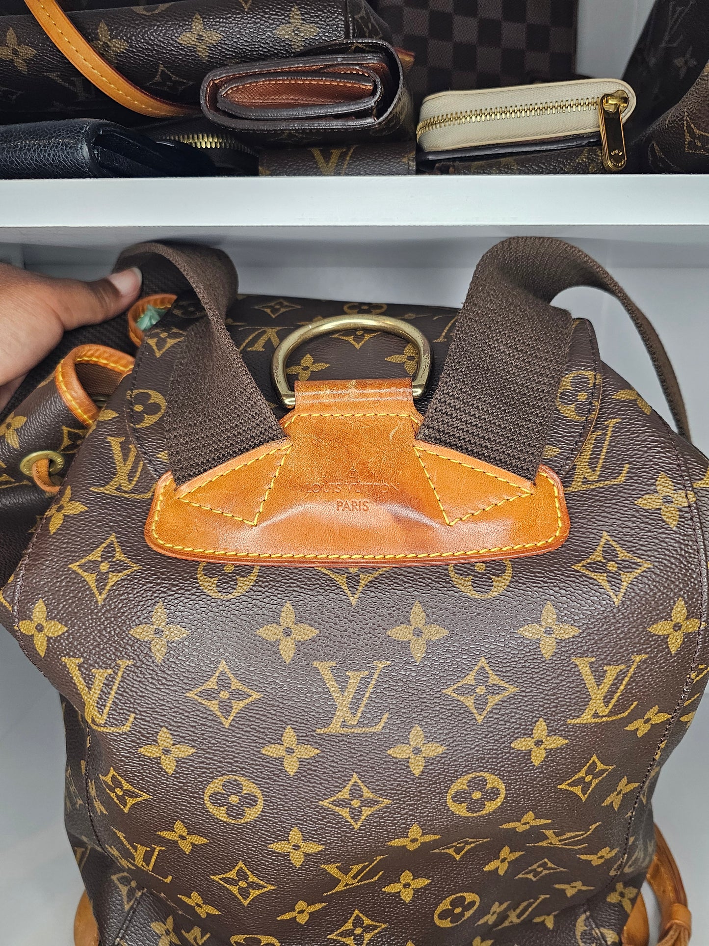 Louis Vuitton Vintage Montsouris GM Backpack SD0956