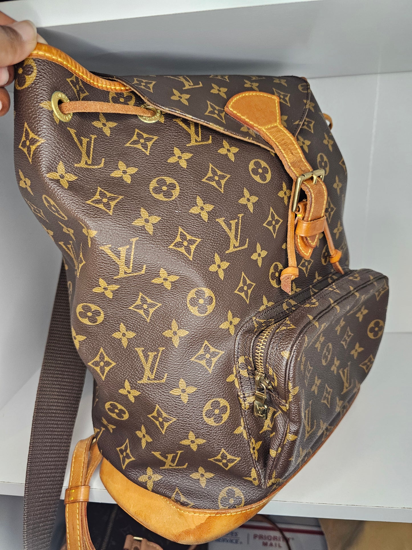 Louis Vuitton Vintage Montsouris GM Backpack SD0956