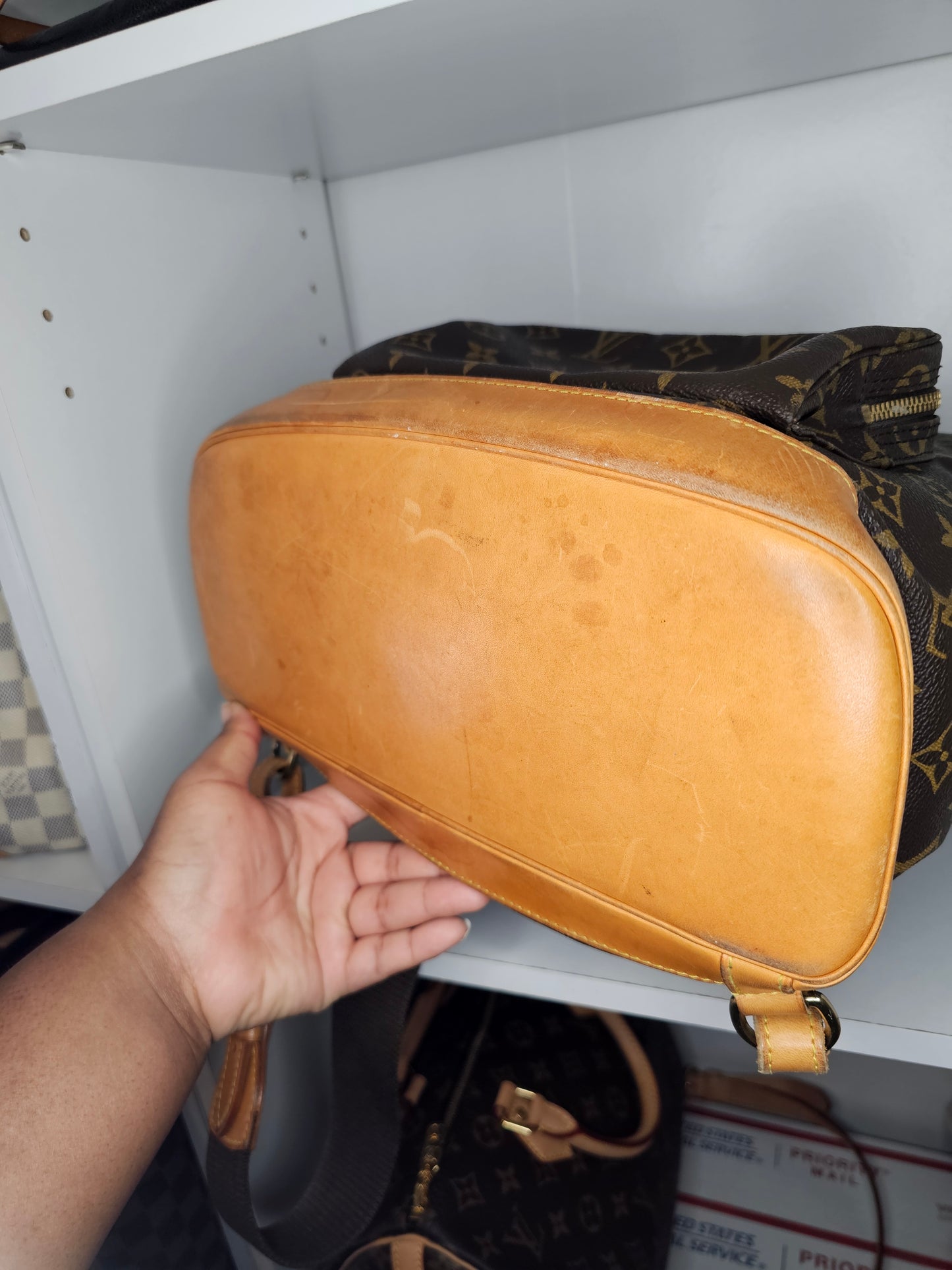 Louis Vuitton Vintage Montsouris GM Backpack SD0956