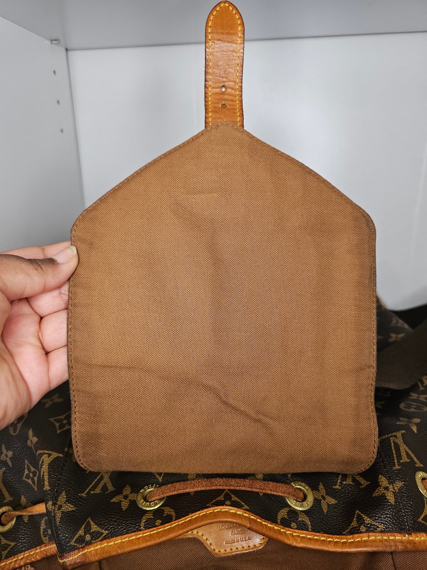 Louis Vuitton Vintage Montsouris GM Backpack SD0956
