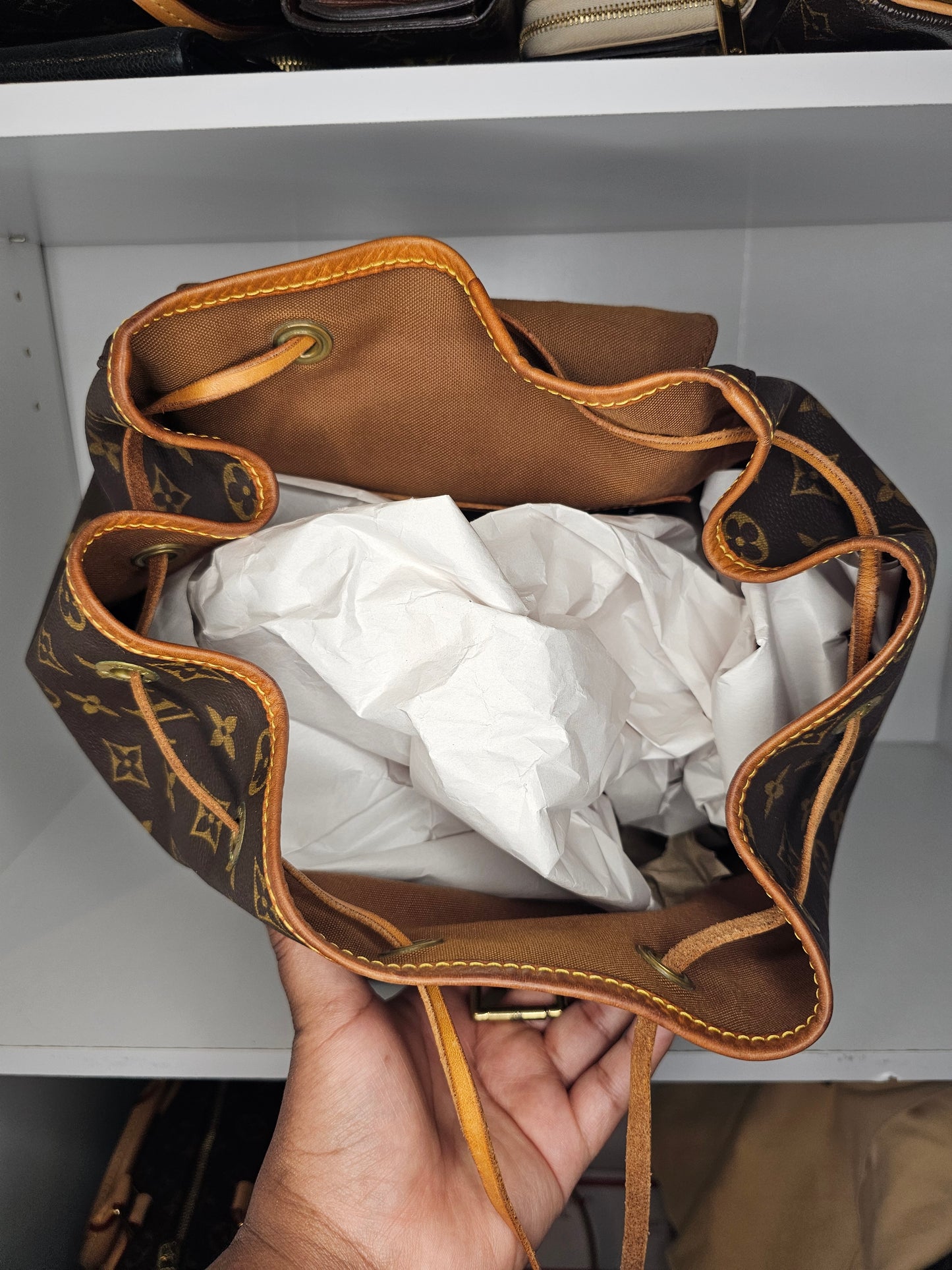 Louis Vuitton Vintage Montsouris GM Backpack SD0956