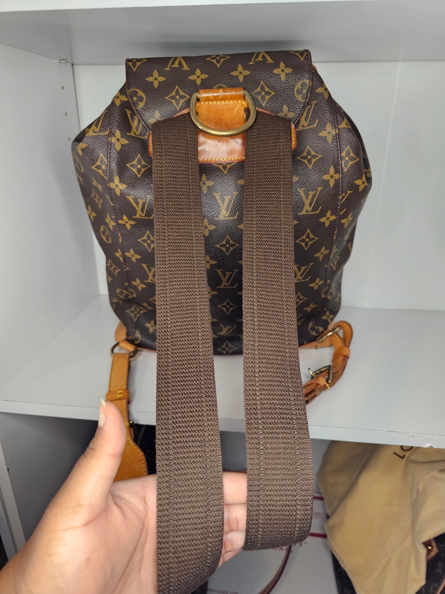 Louis Vuitton Vintage Montsouris GM Backpack SD0956