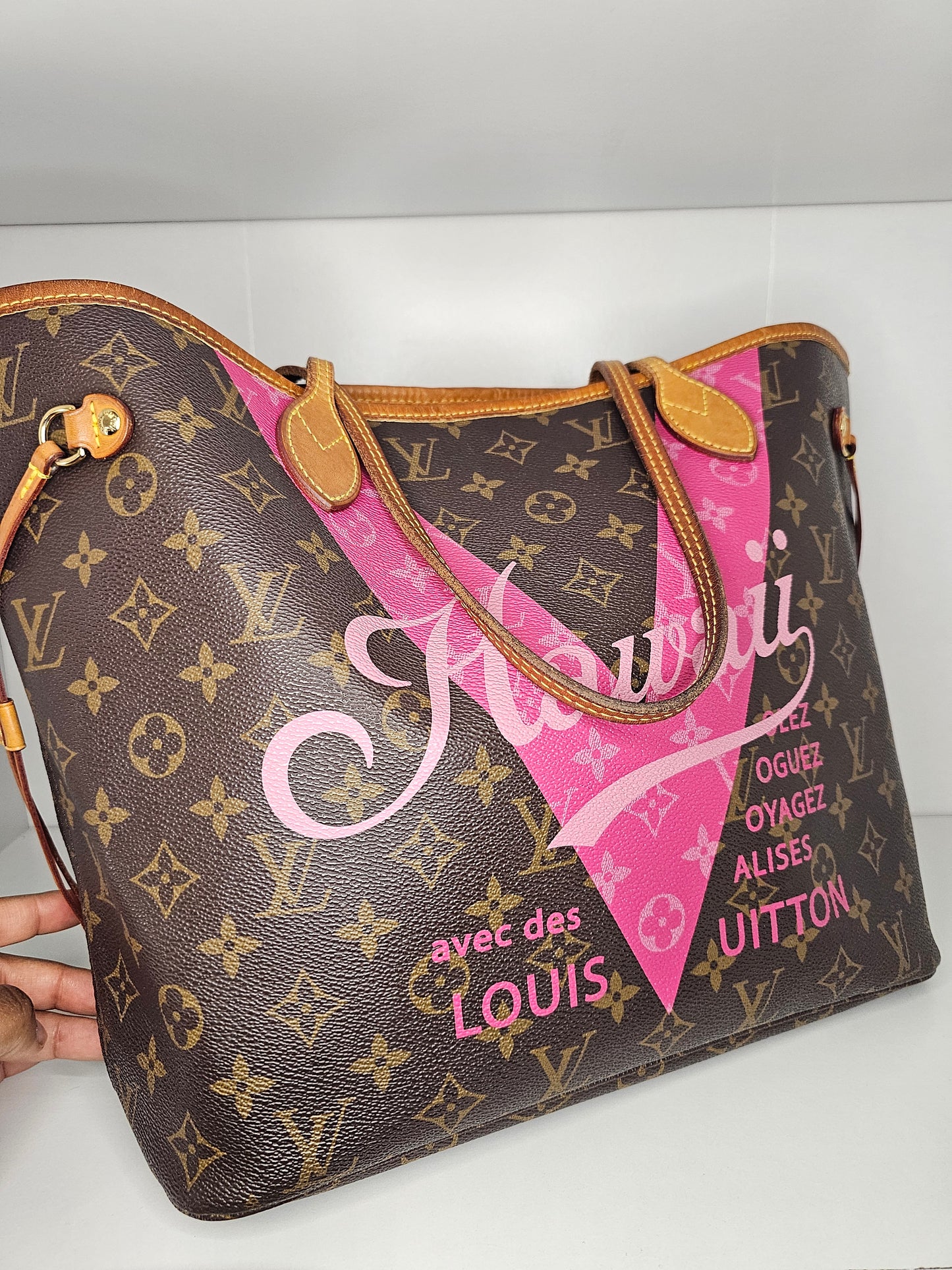 Louis Vuitton Hawaii V Tote Resorts Neverfull MM SD4136