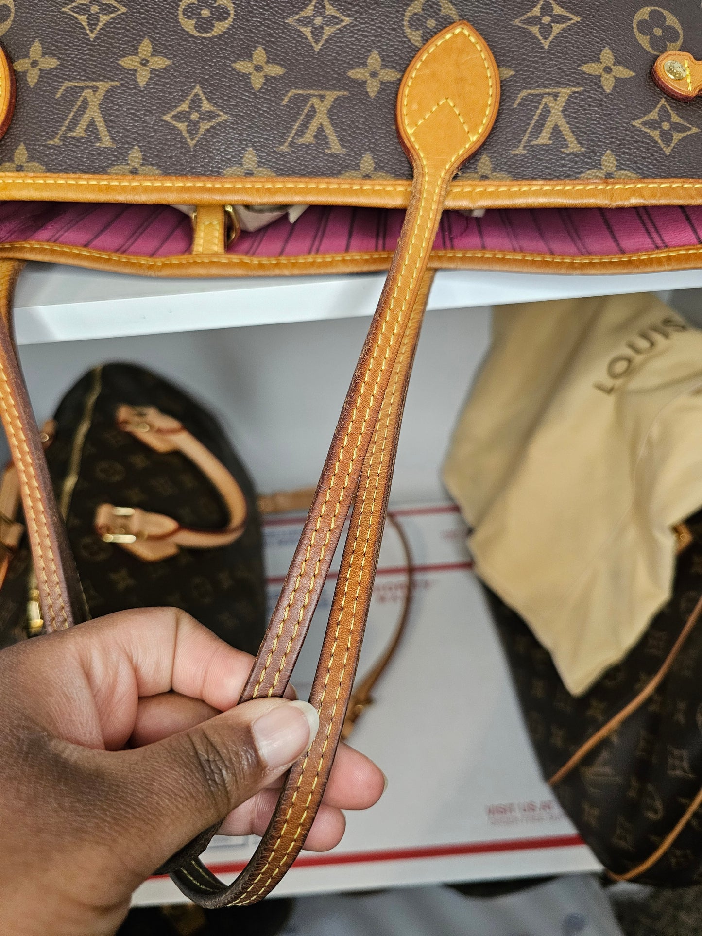 Louis Vuitton Hawaii V Tote Resorts Neverfull MM SD4136