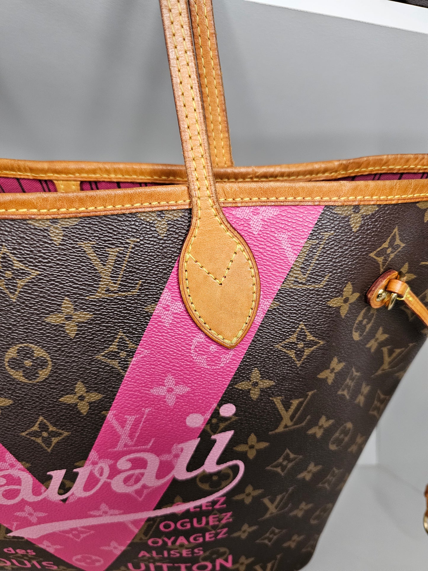 Louis Vuitton Hawaii V Tote Resorts Neverfull MM SD4136