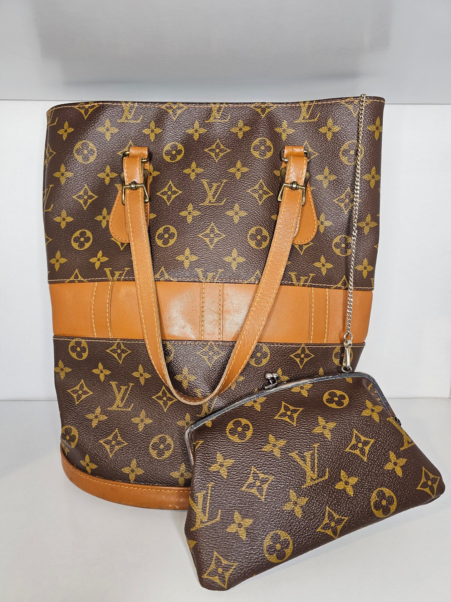 Louis Vuitton French Company Bucket Bag & Coin Purse